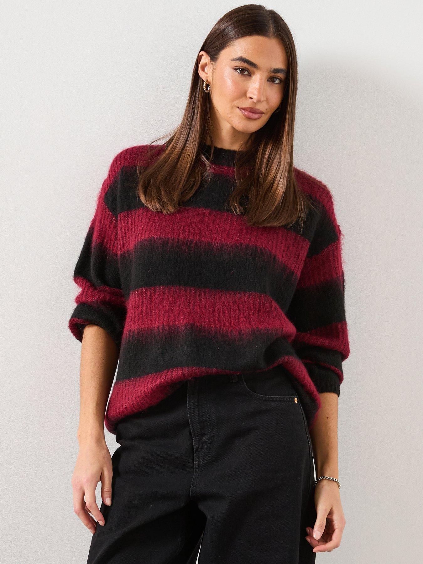 Image 1 of 6 of AllSaints Onyx Jumper - Black