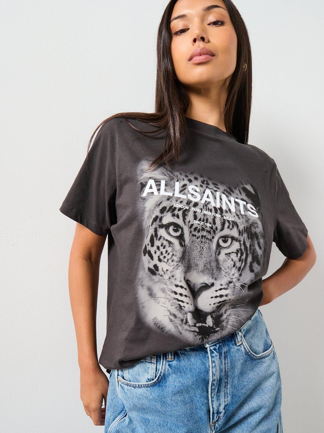 AllSaints Roar Tommi T-Shirt - Black