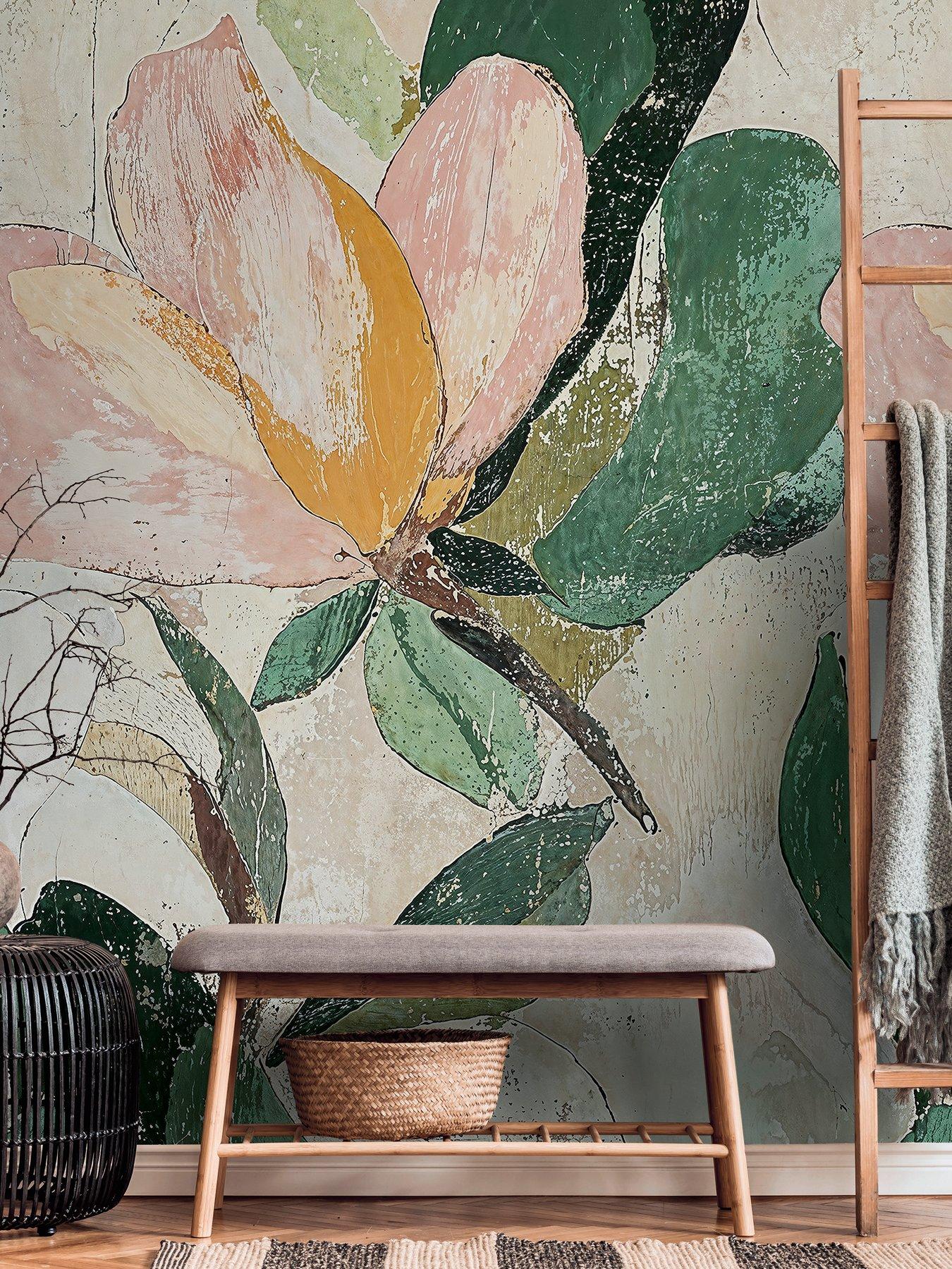 CosmoLiving by Cosmopolitan Lush Blossom Digital Mural Non Woven