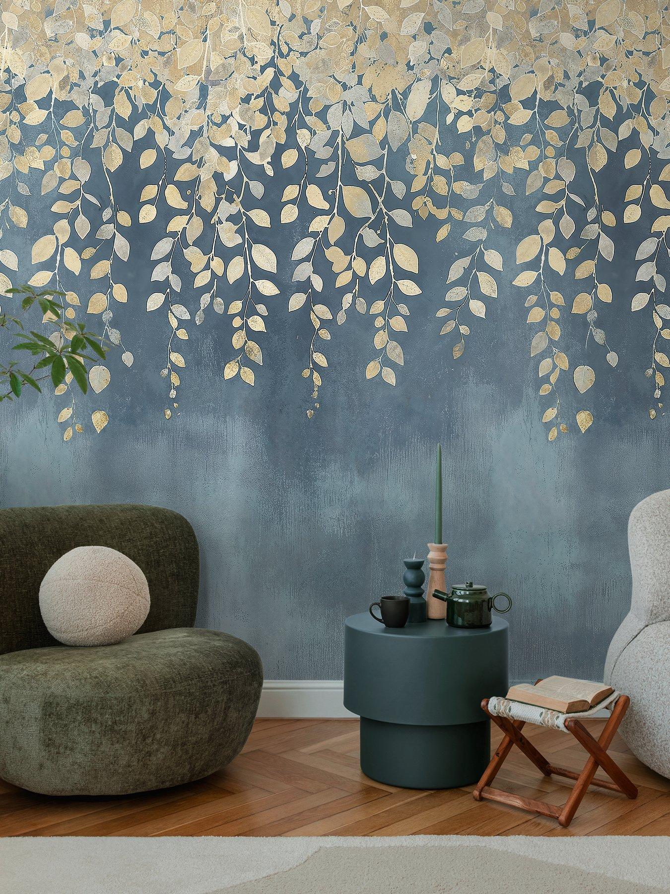 cosmoliving-by-cosmopolitan-guilded-bloom-digital-mural-non-woven