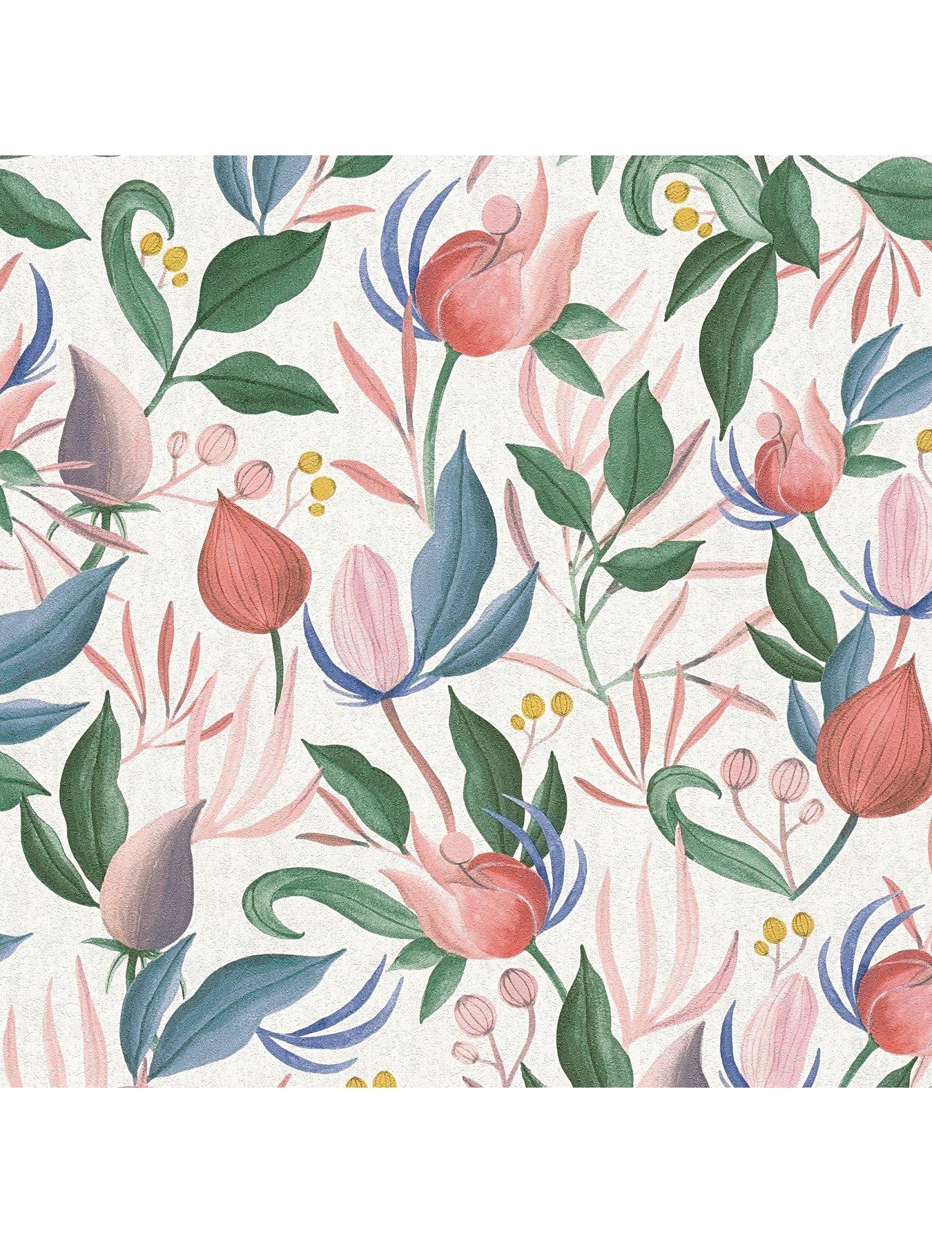 cosmoliving-by-cosmopolitan-still-bloom-pink-non-woven-wallpaperstillFront