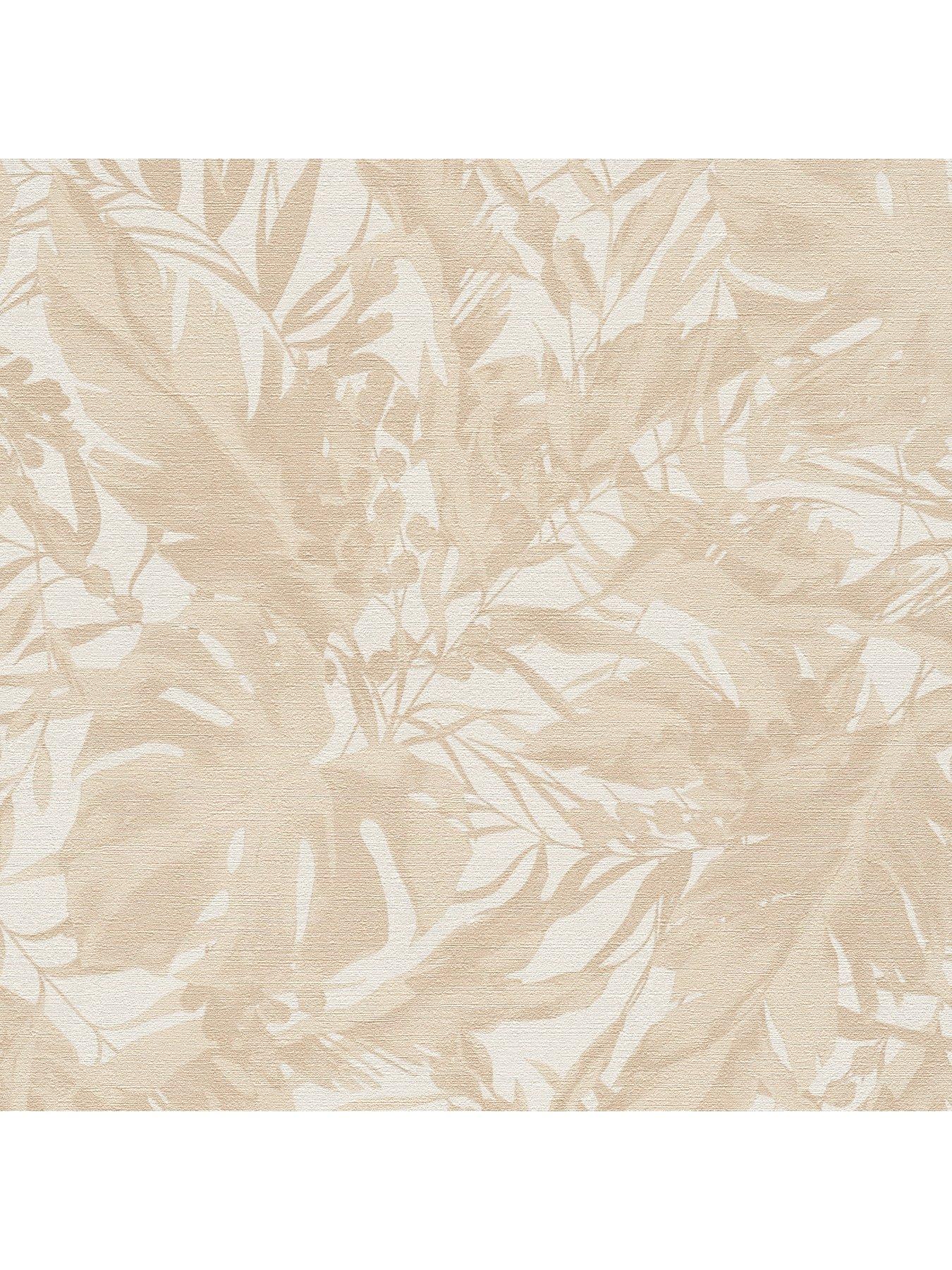 Image 2 of 6 of CosmoLiving by Cosmopolitan Earthlines Balance Beige Metallic Non Woven Wallpaper