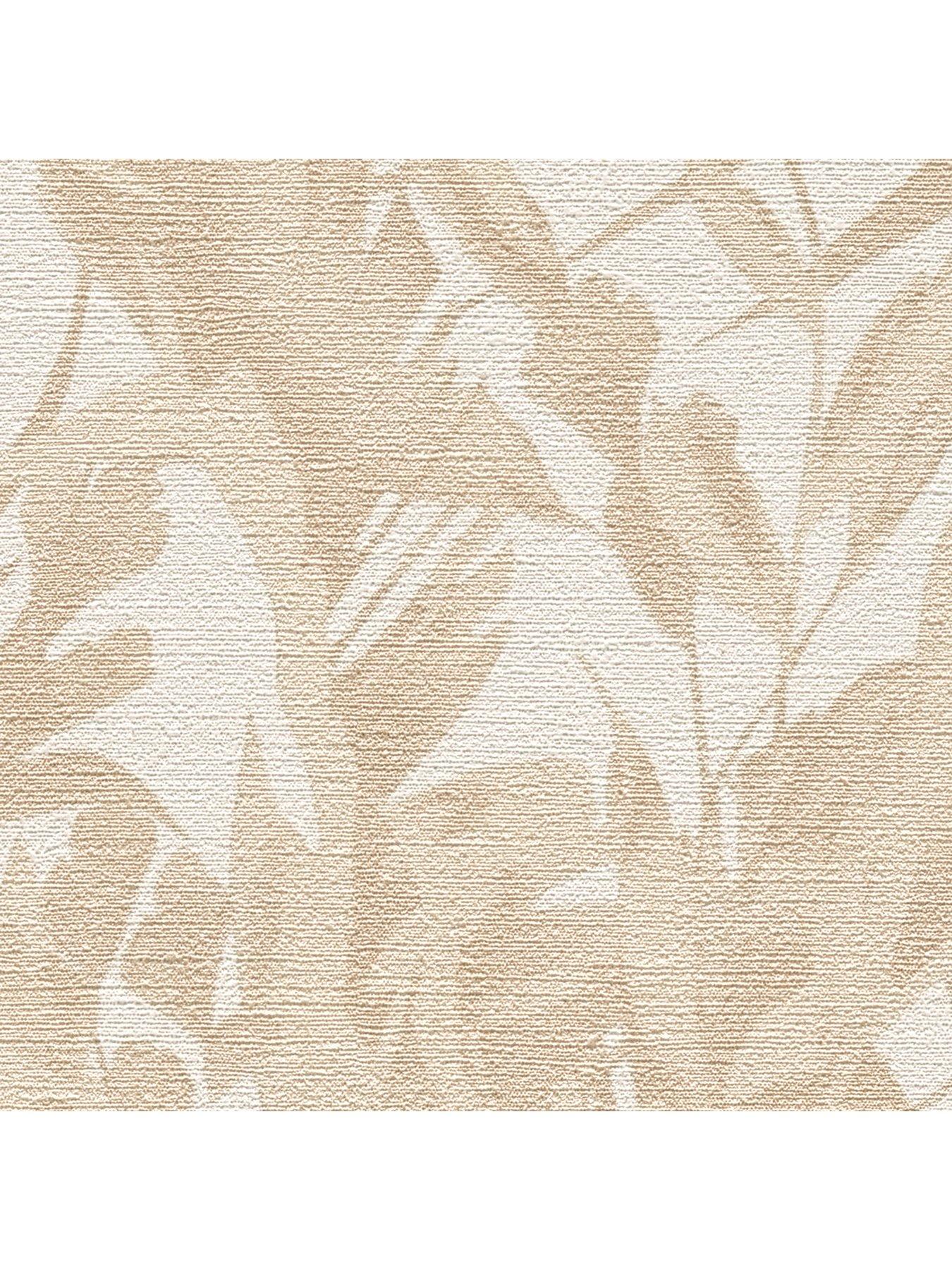 Image 3 of 6 of CosmoLiving by Cosmopolitan Earthlines Balance Beige Metallic Non Woven Wallpaper