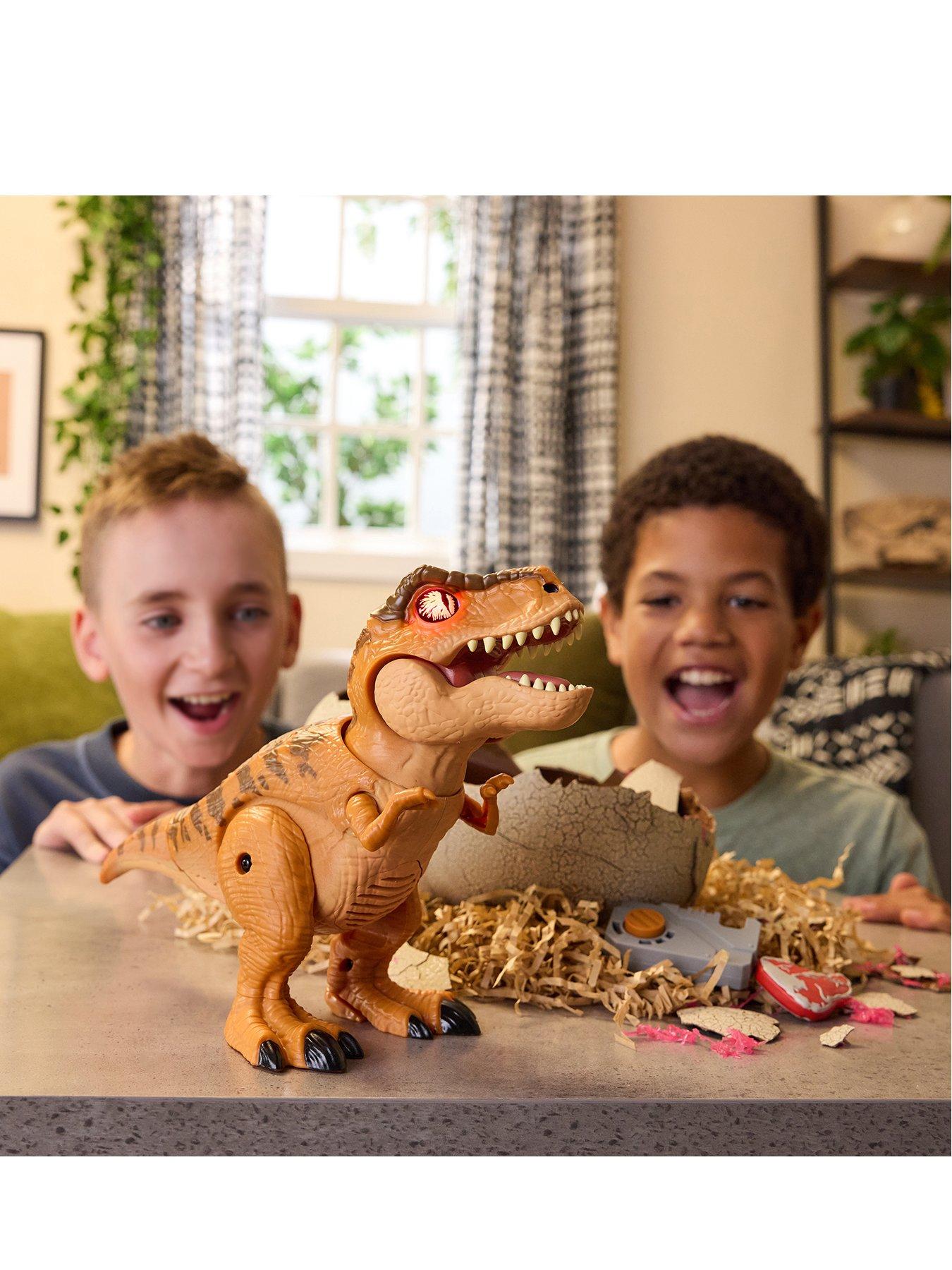 Image 1 of 6 of JURASSIC WORLD Primal Hatch&nbsp;Interactive Hatching Dinosaur T-Rex