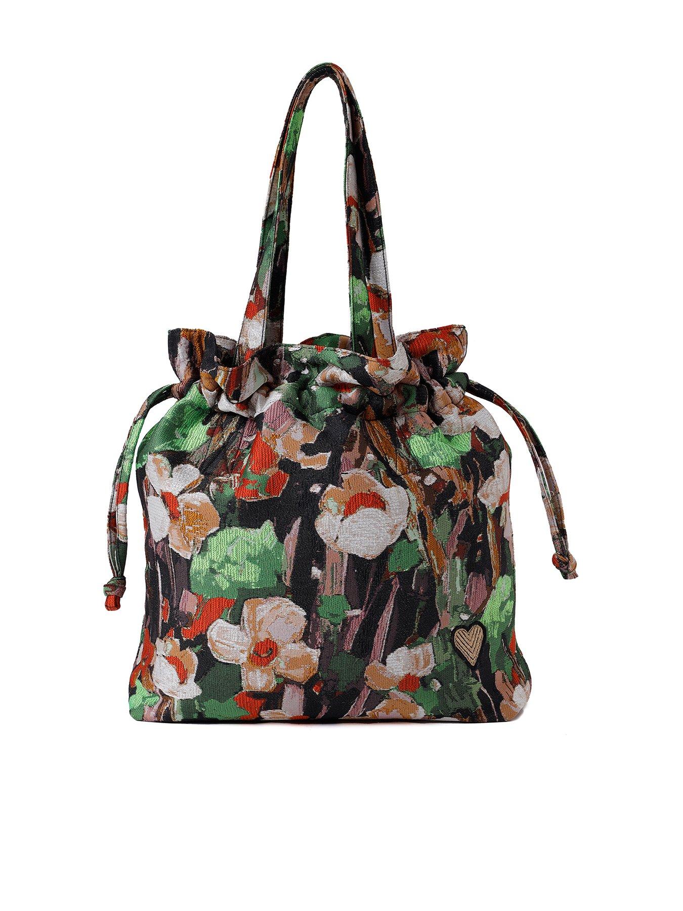 Emily Lovelock Jacquard Pouchette Bag - Green