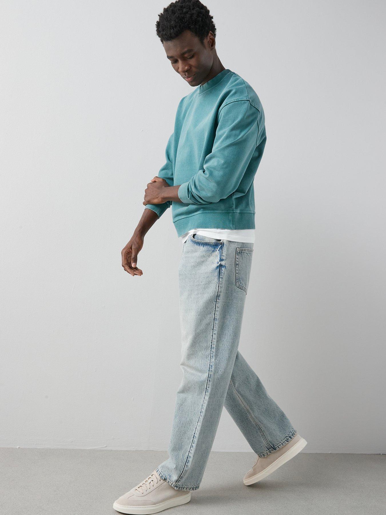 the-very-collection-pure-cotton-washed-crew-neck-sweat-bluedetail