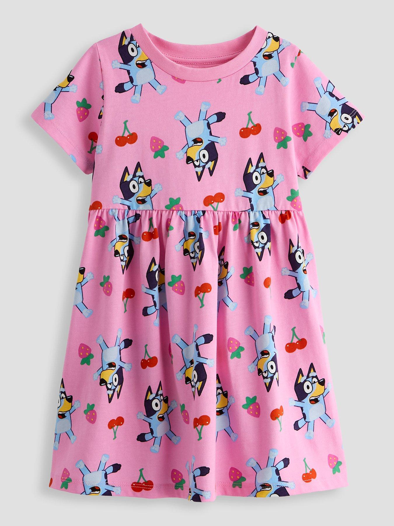 the-very-collection-bluey-short-sleeve-aop-dressfront