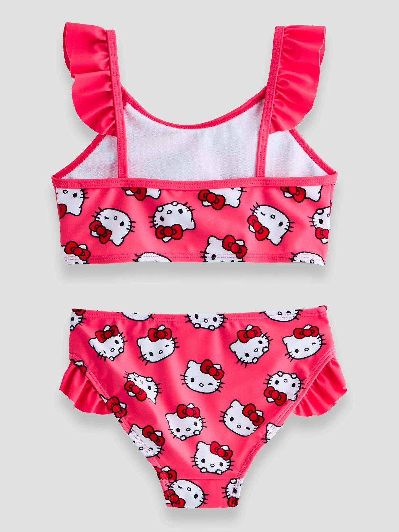 Image 2 of 4 of The Very Collection Hello Kitty Frill Strap Bikini Set