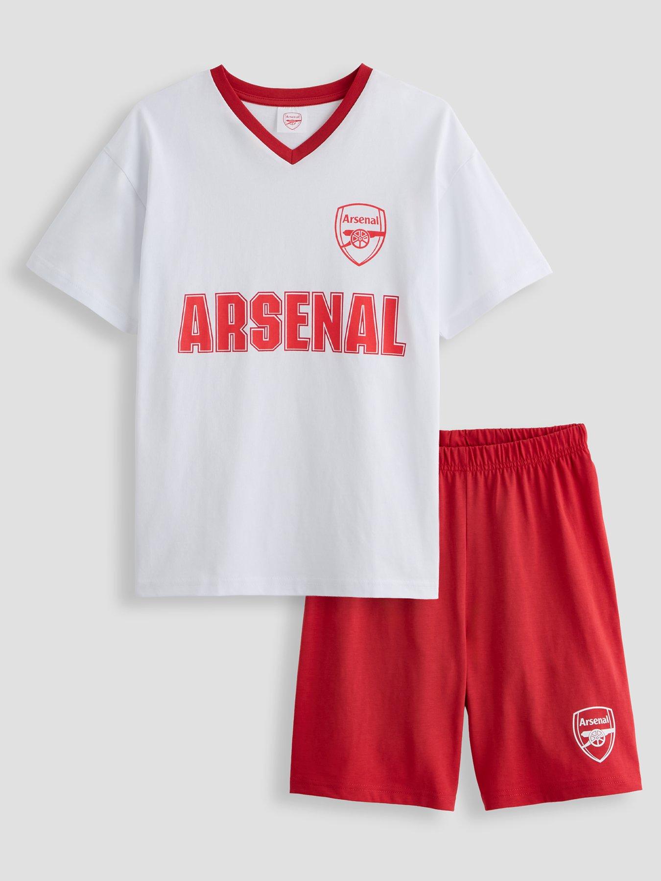 the-very-collection-arsenal-v-neck-shortie-pyjamafront