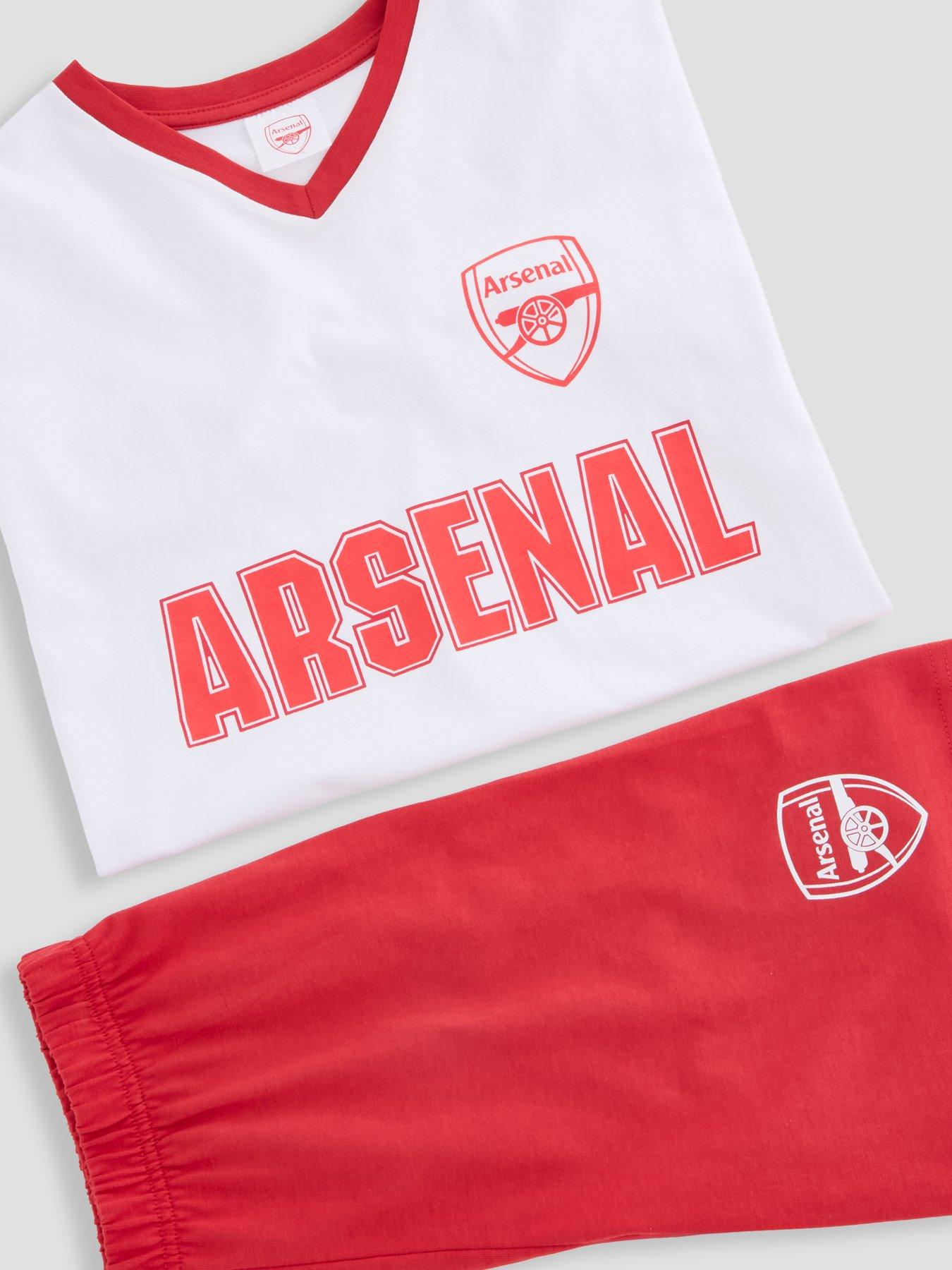 Image 6 of 6 of The Very Collection Arsenal V Neck Shortie Pyjama - Red