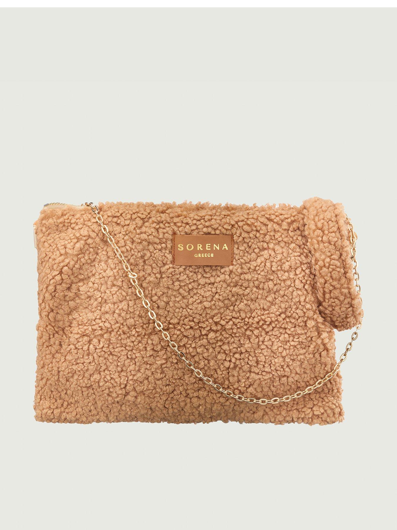 sorena-teddy-clutch-honey-brown