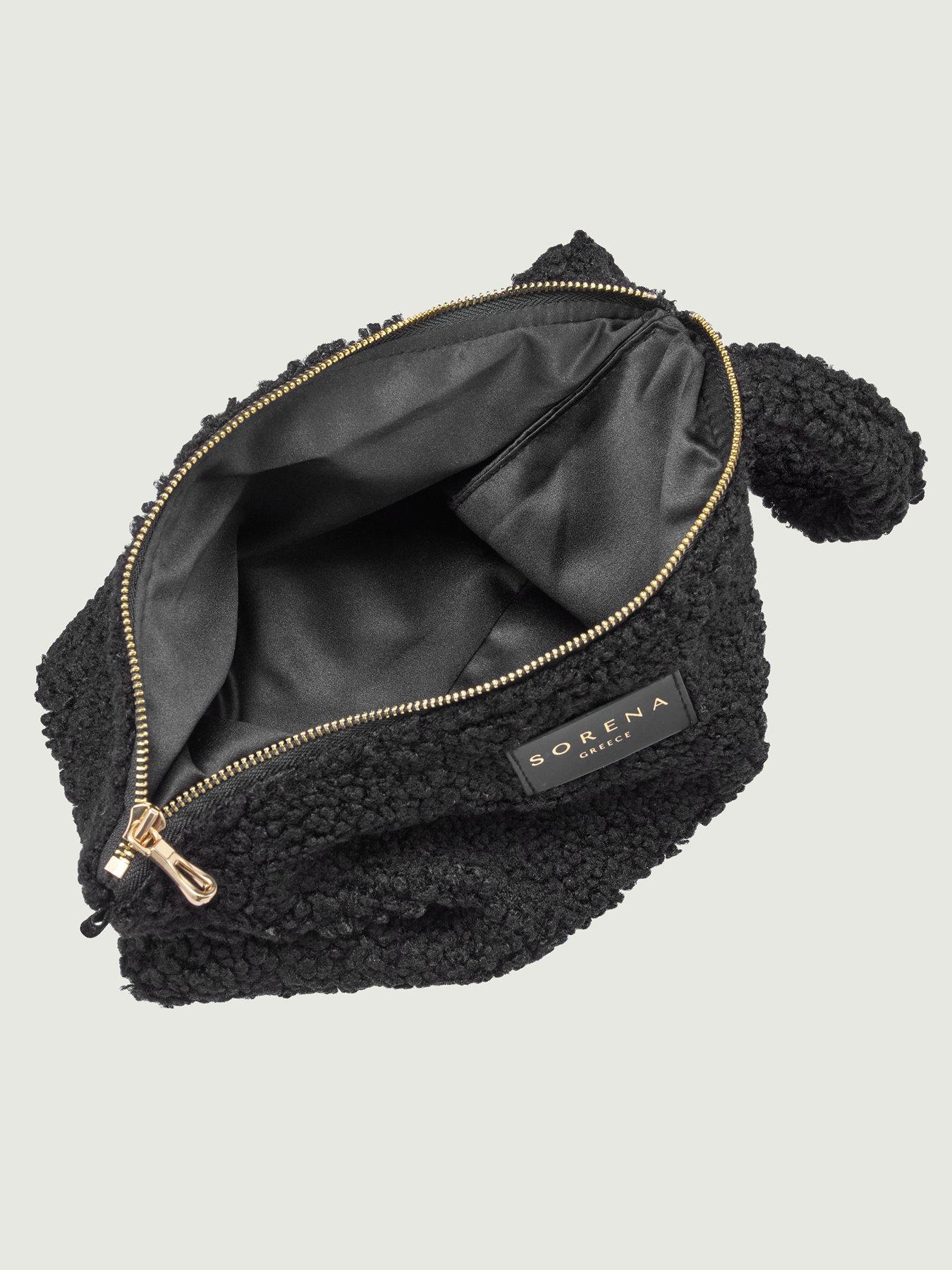 sorena-teddy-clutch-black-browndetail