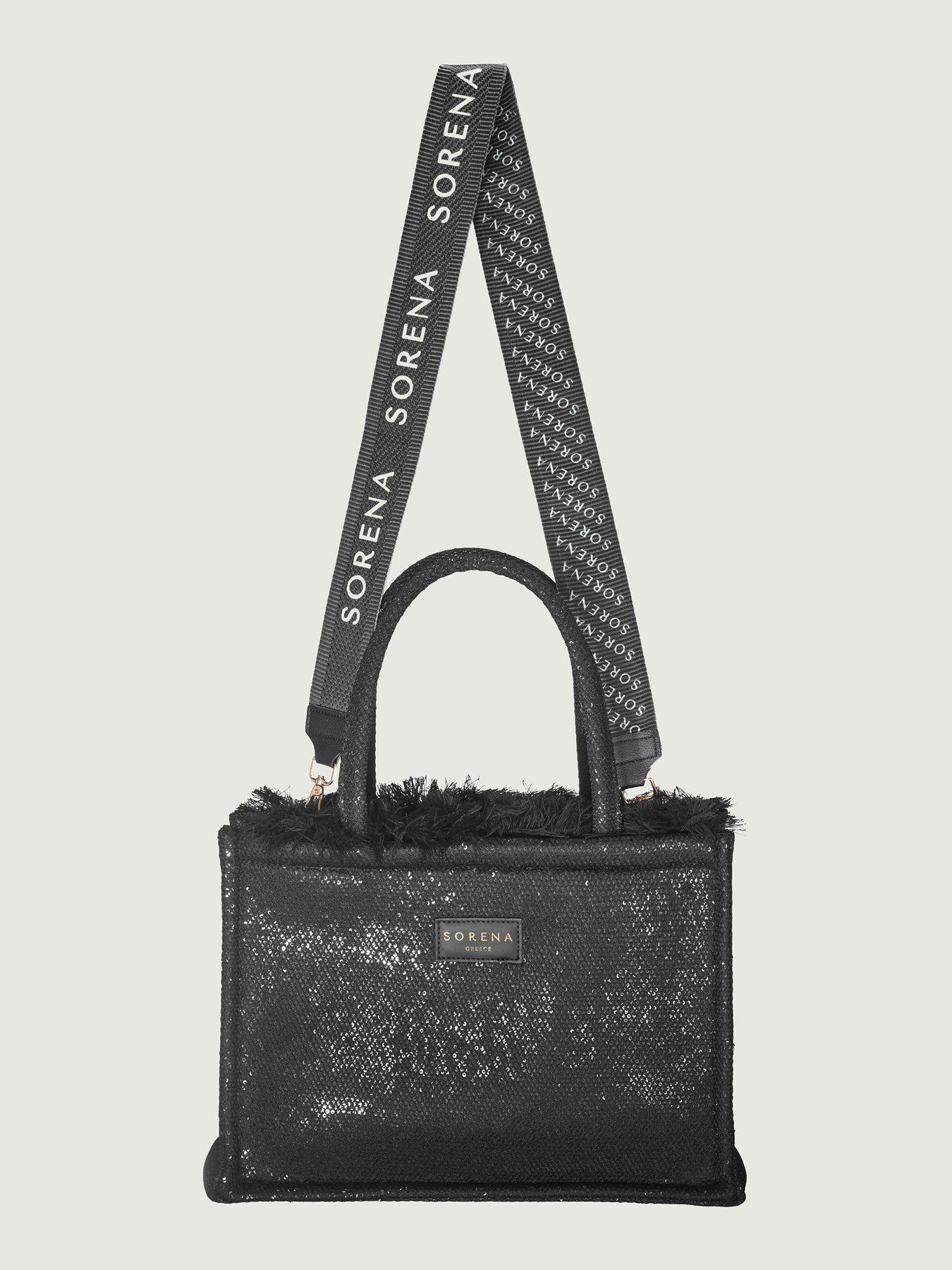 Image 3 of 4 of Sorena Adora Medium Tote Bag - Black
