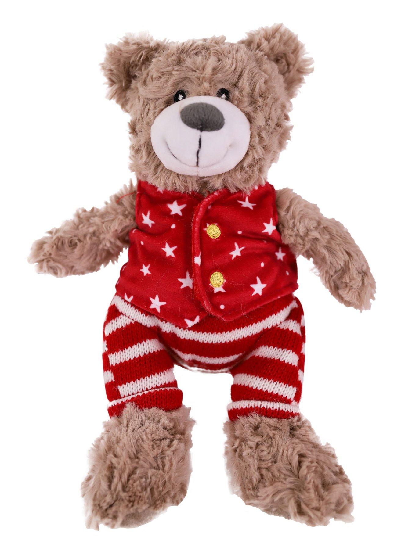 Rosewood Buddy Bear Christmas Dog Toy