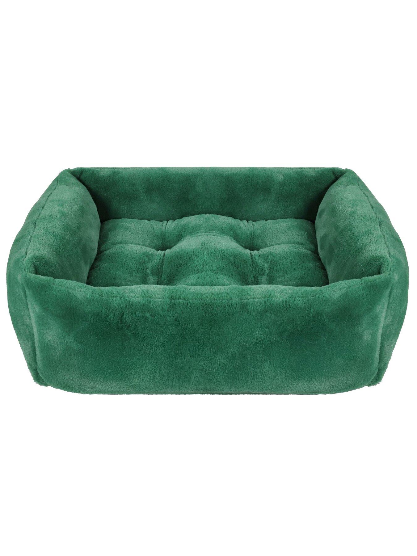 Rosewood Green Faux Fur Bed