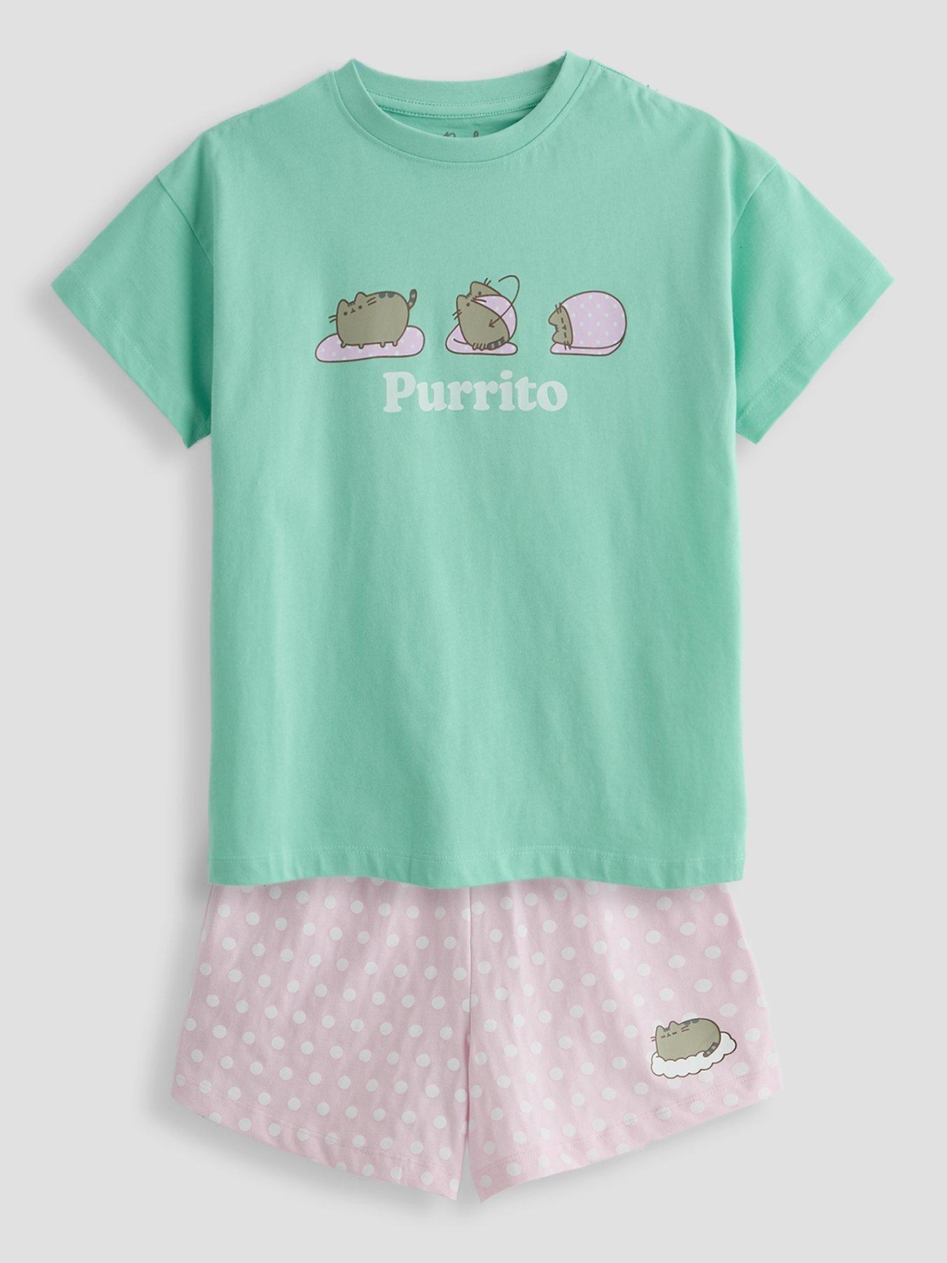 Image 2 of 5 of The Very Collection 2pk Pusheen Shortie Pyjamas