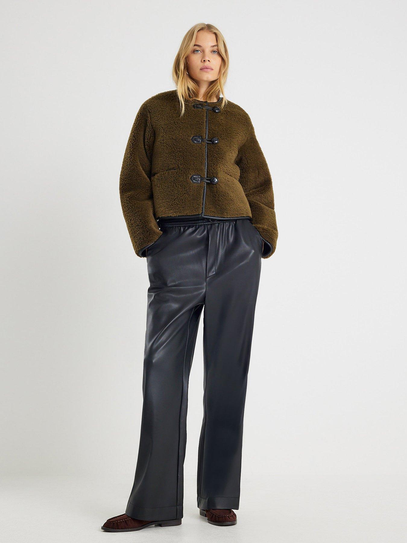 river-island-borg-button-through-duffle-khakiback