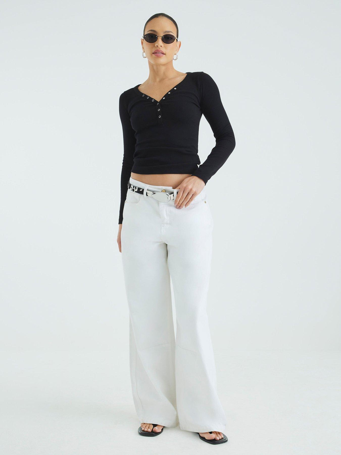 river-island-long-sleeve-popper-rib-top-blackback