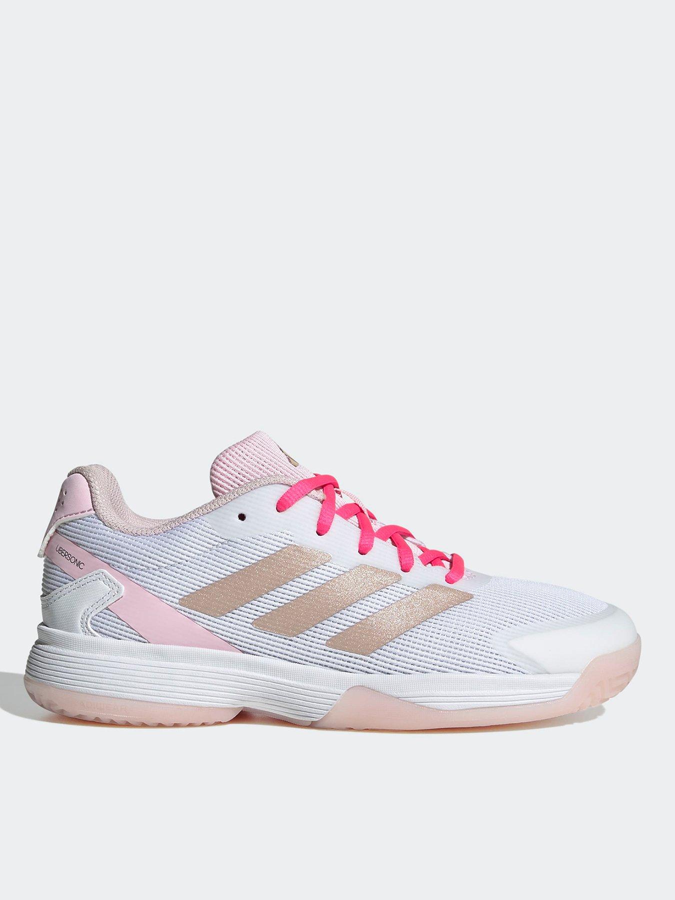 adidas Girls Tennis Ubersonic Shoe - White