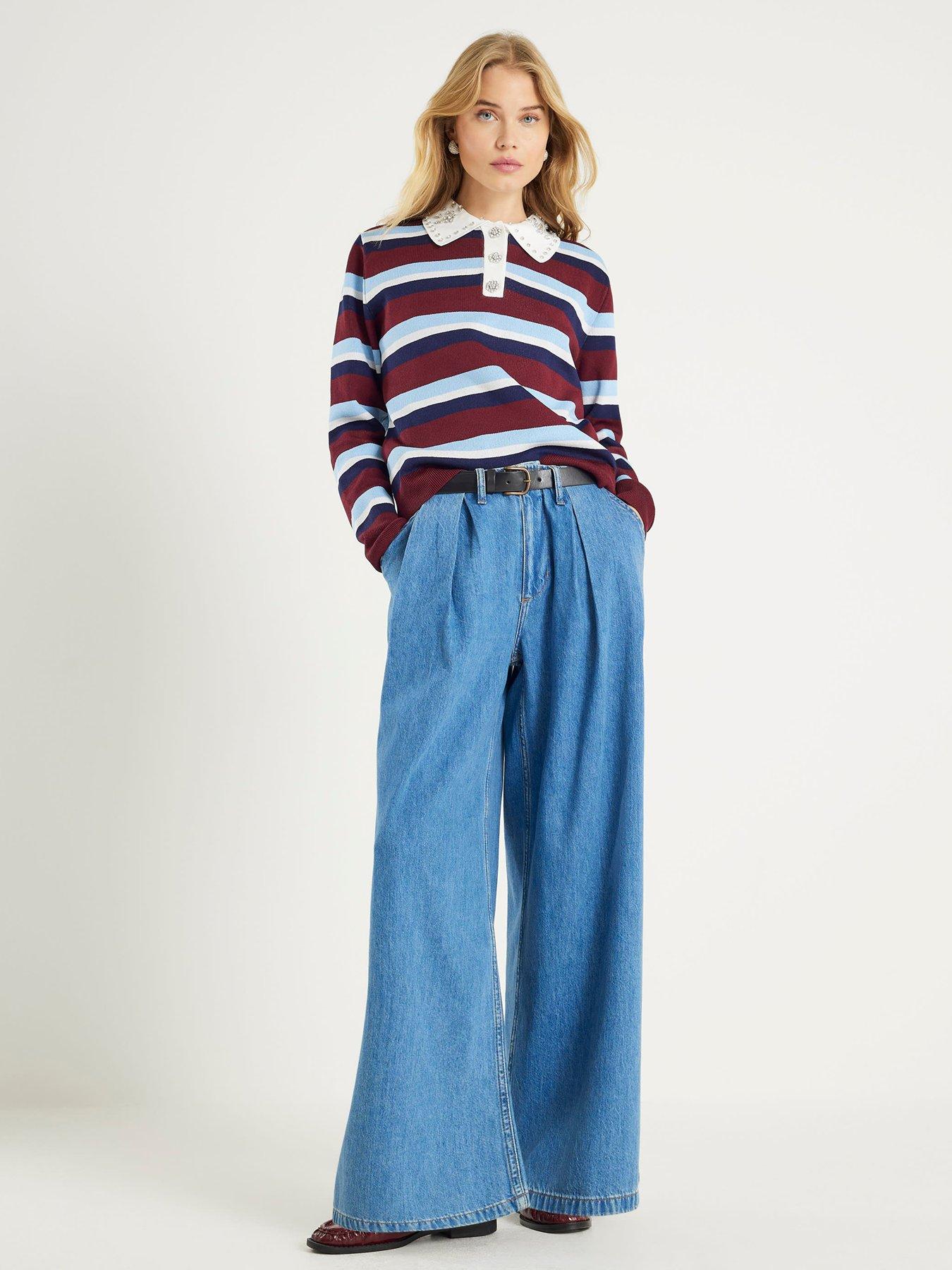 river-island-diamante-trim-rugby-polo-dark-redback