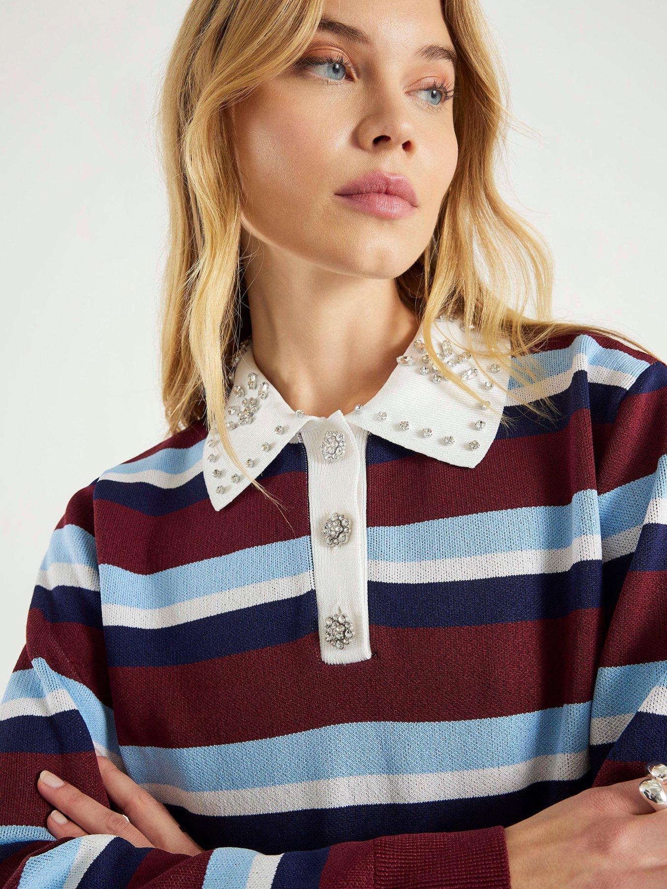 river-island-diamante-trim-rugby-polo-dark-redoutfit