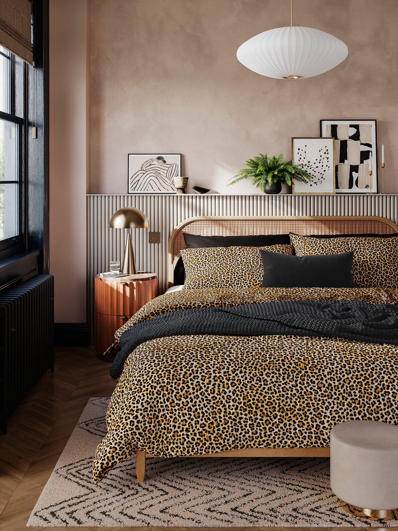 Cooper & Grey Leopard Print Duvet Cover Set