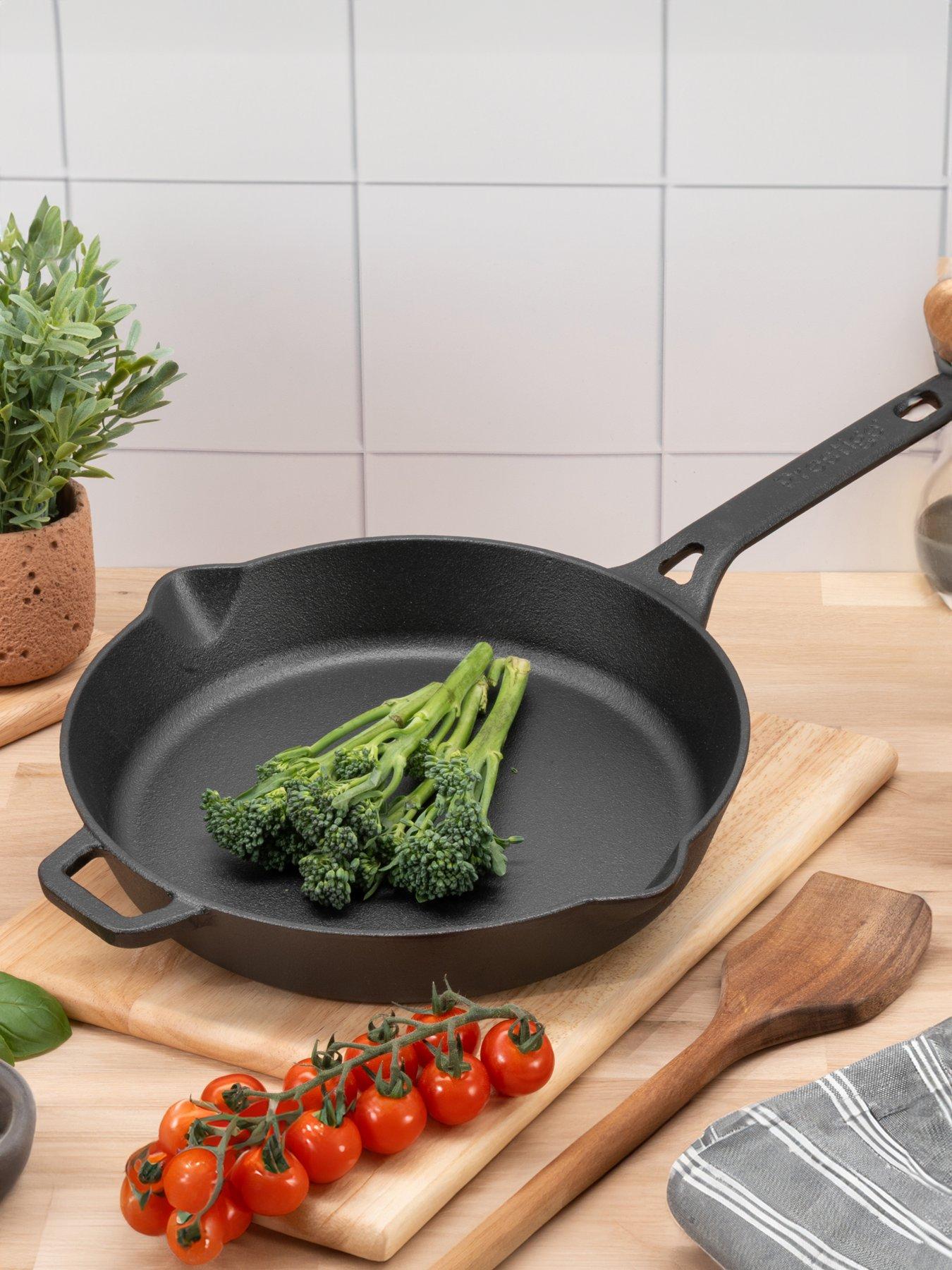 prestige-cast-iron-26cm-skillet-frypan-with-dual-handle