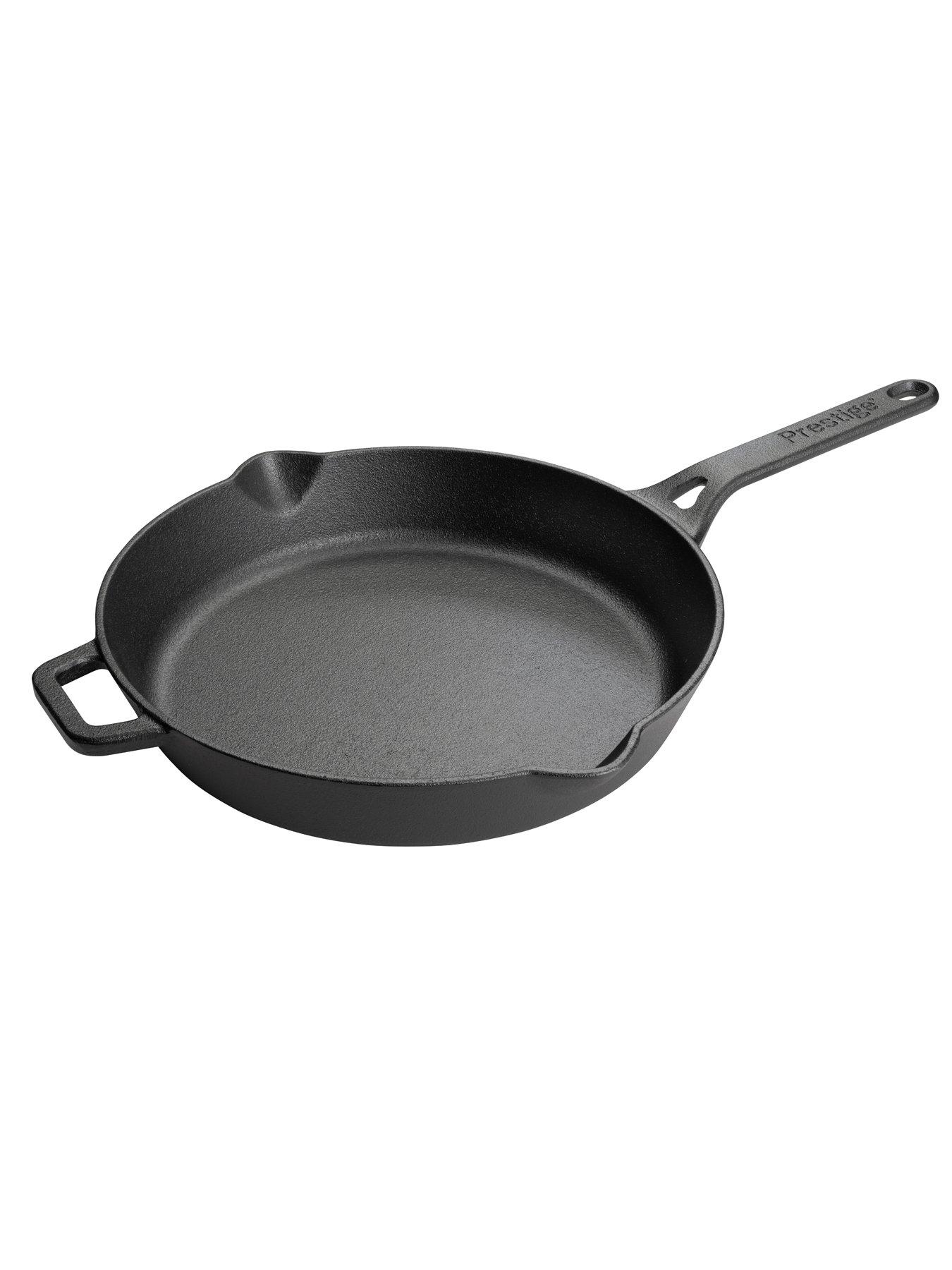 prestige-cast-iron-26cm-skillet-frypan-with-dual-handledetail