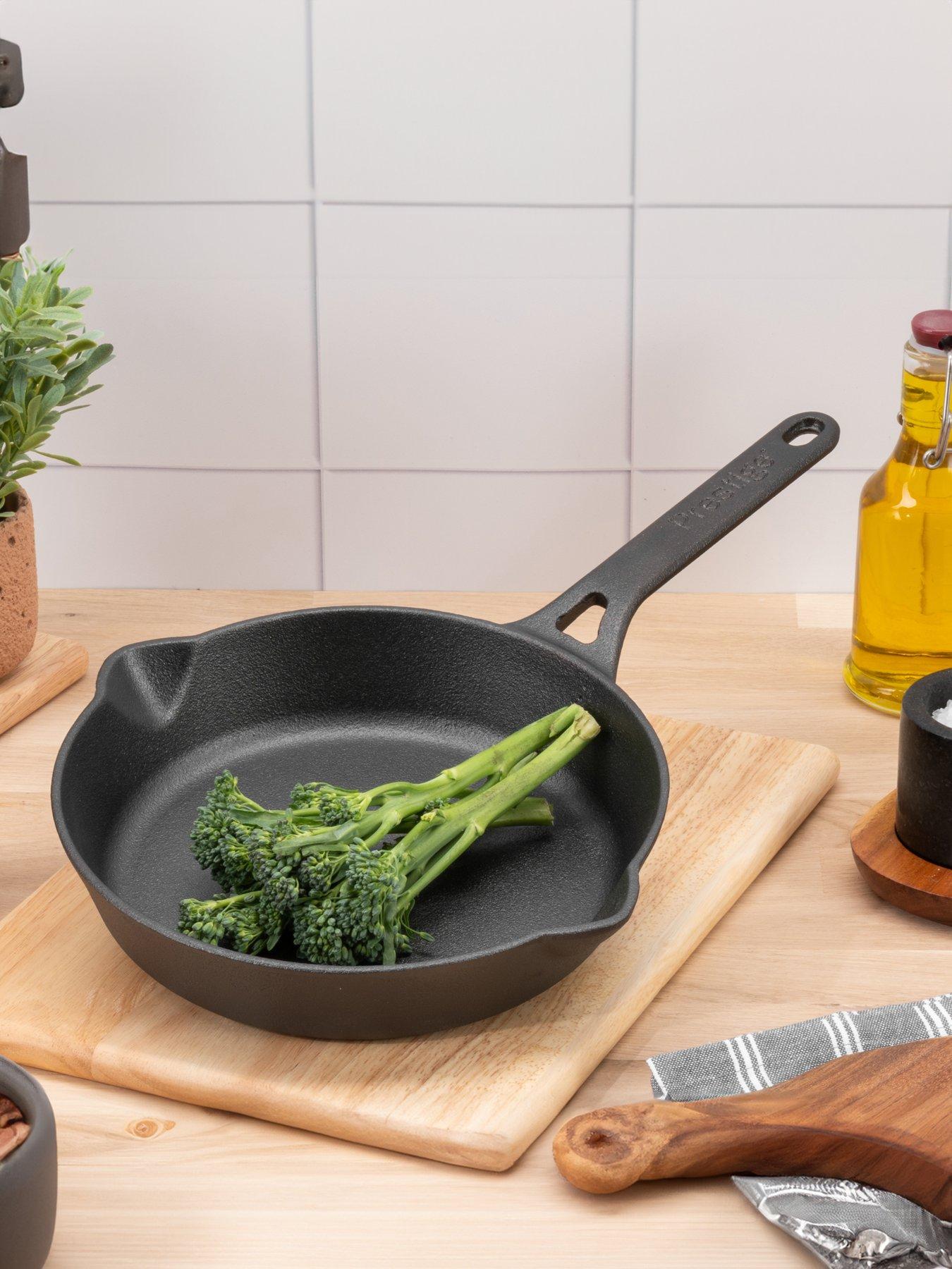 Image 1 of 5 of Prestige Cast Iron 22cm Skillet / Frypan