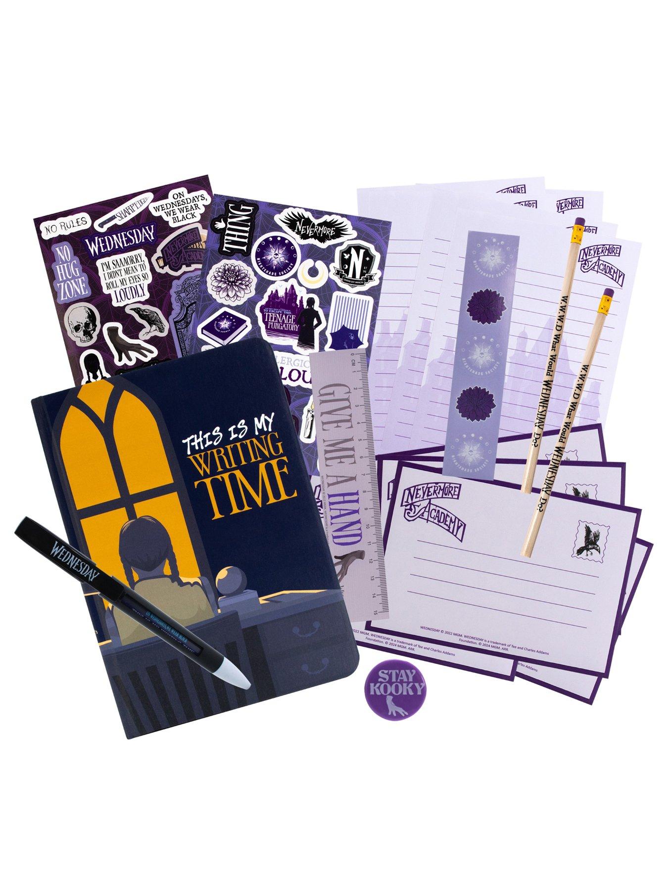 Image 4 of 4 of Wednesday Nightshade Keepsake Book Box and&nbsp;Letter Writing Stationary Set