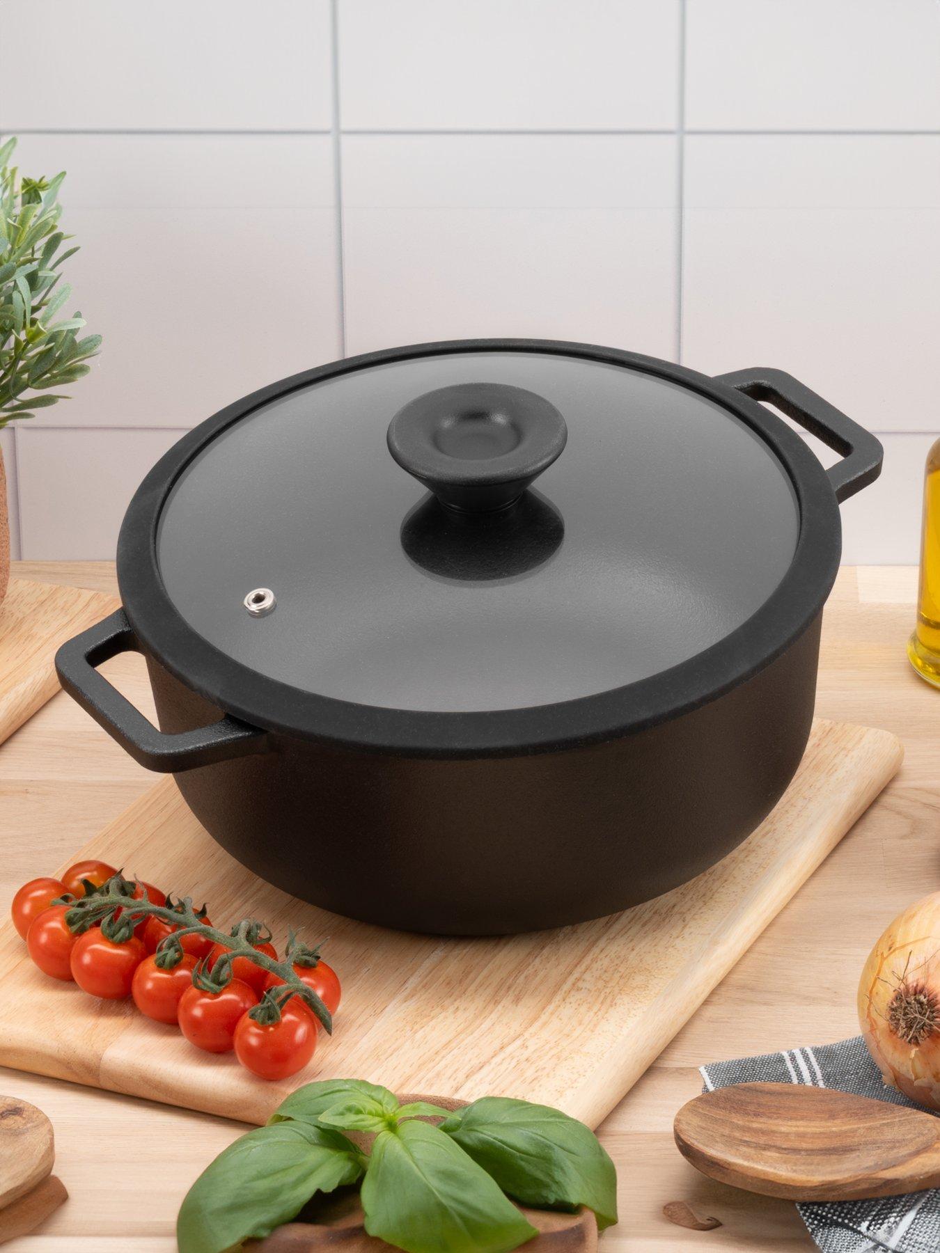 prestige-cast-iron-24cm-46l-casserole-with-glass-lid