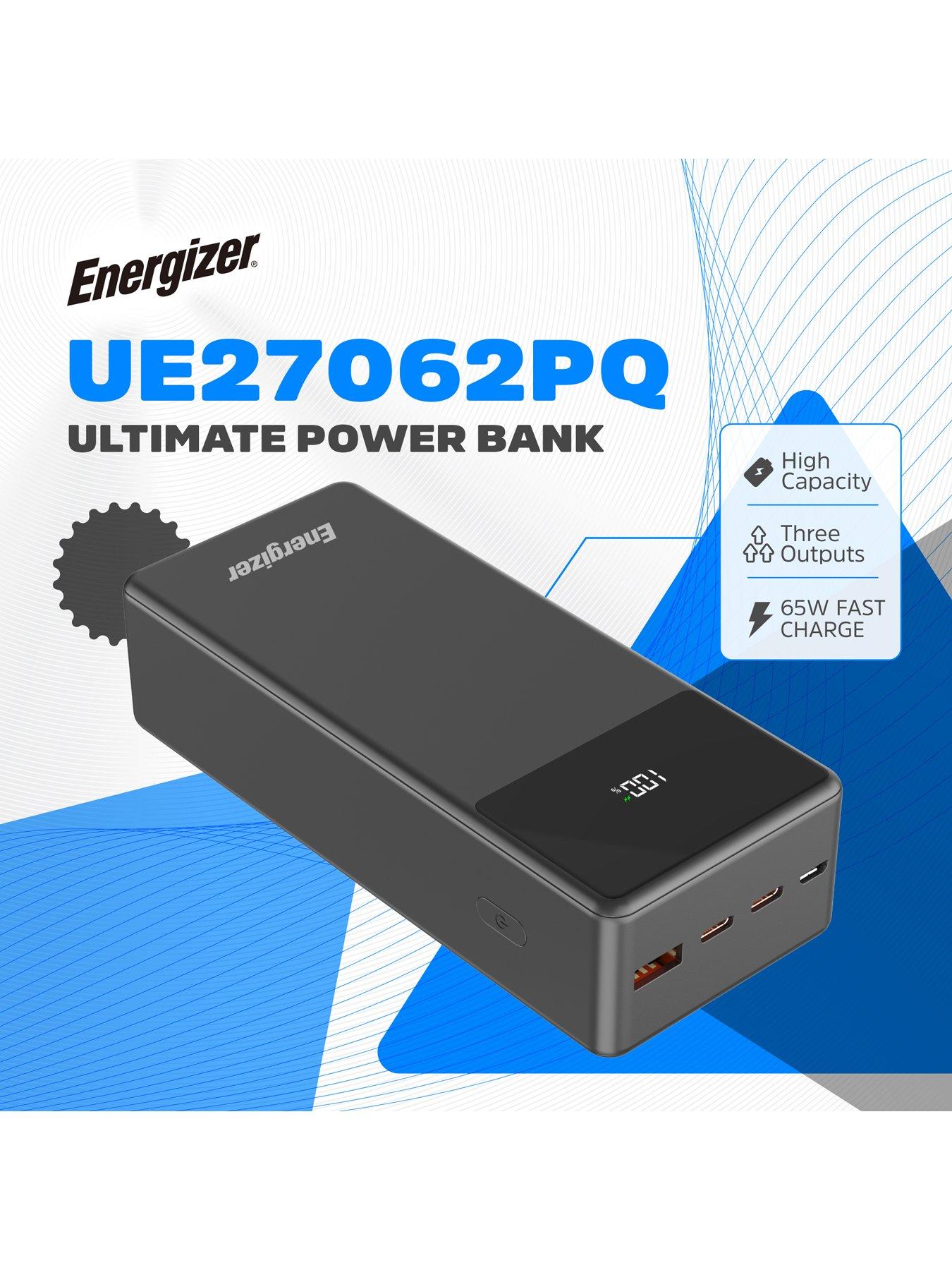 Image 2 of 7 of Energizer Energizer 27mAh USB-C PD 65W Notebook Power Bank black