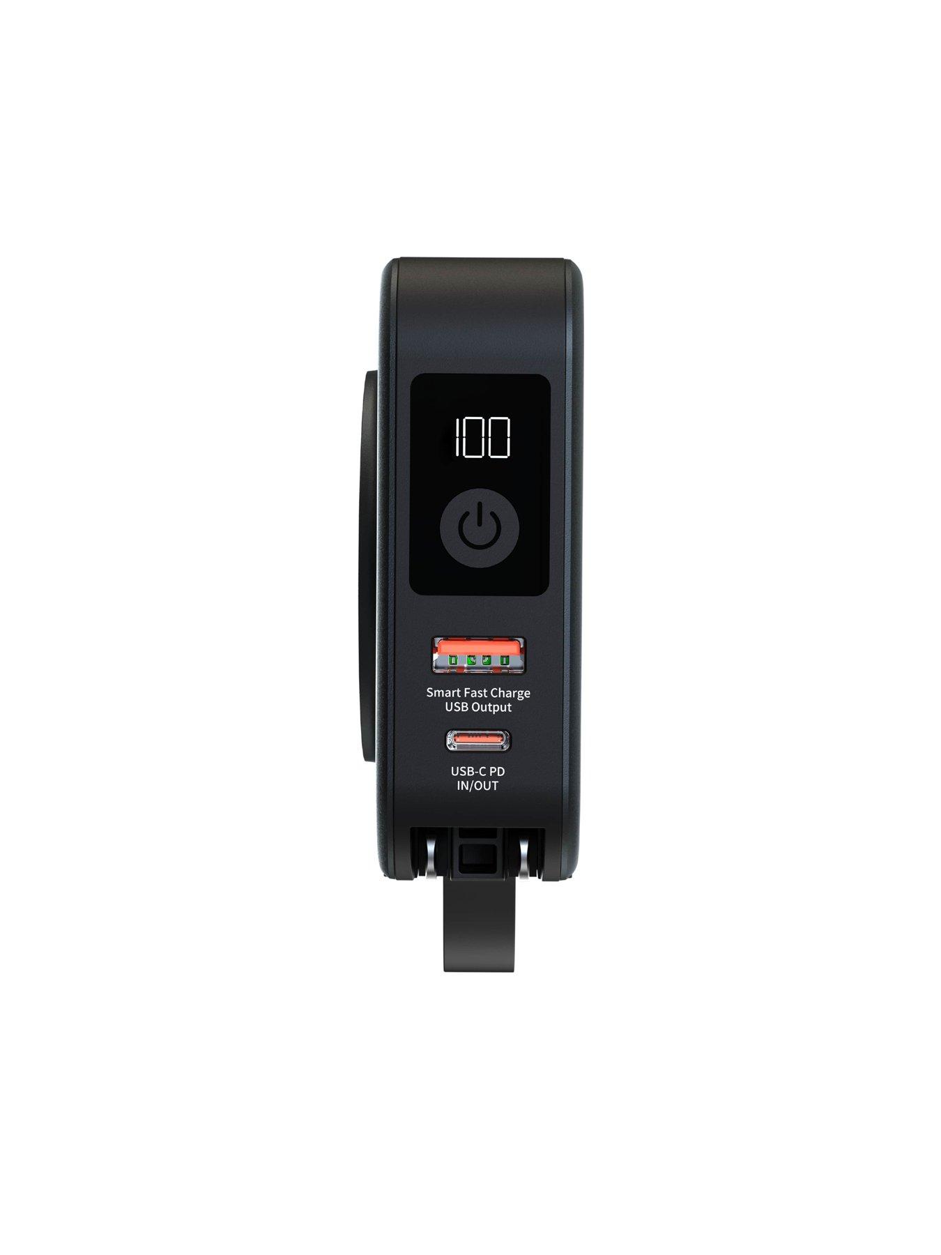 Image 2 of 7 of Energizer Energizer 10mAh Magnetic QI Wireless Power Bank + AC Black