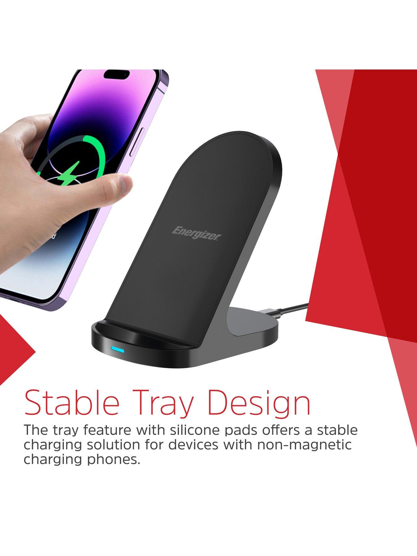Image 5 of 7 of Energizer Energizer WCP108 15W QI Wireless Stand Black