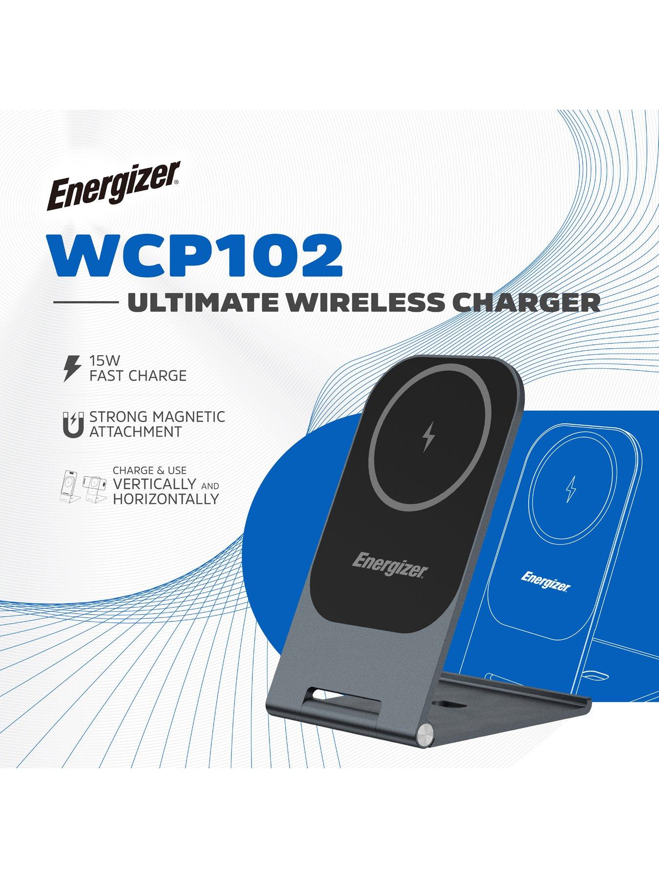 Image 7 of 7 of Energizer Energizer 15W QI Wireless Stand Aluminium Black