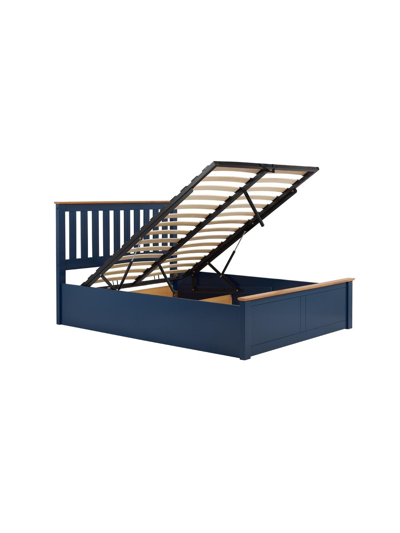 Image 7 of 7 of Birlea Phoenix Ottoman Wooden Bed - Blue