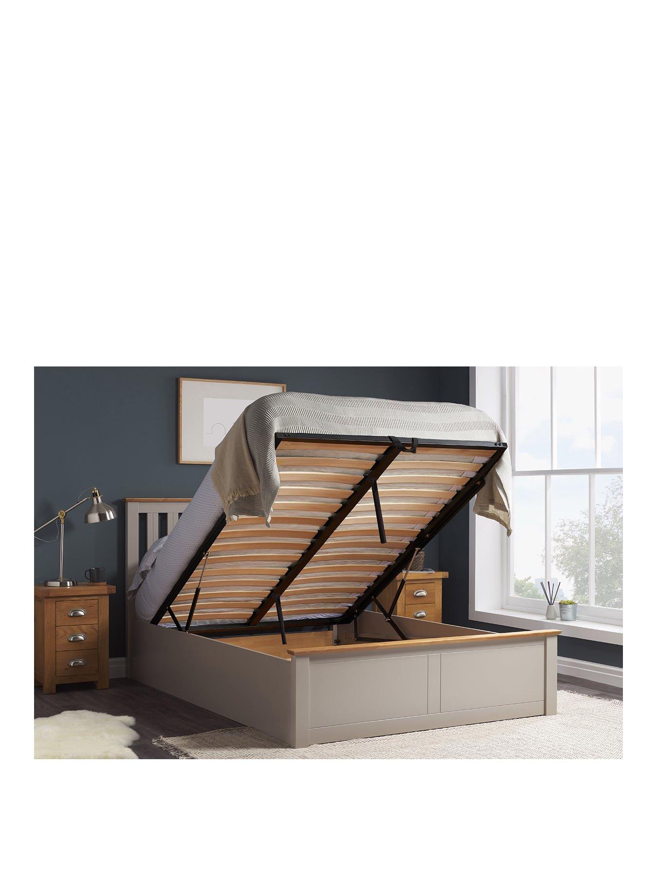 Image 2 of 7 of Birlea Phoenix Ottoman Wooden Bed - Grey