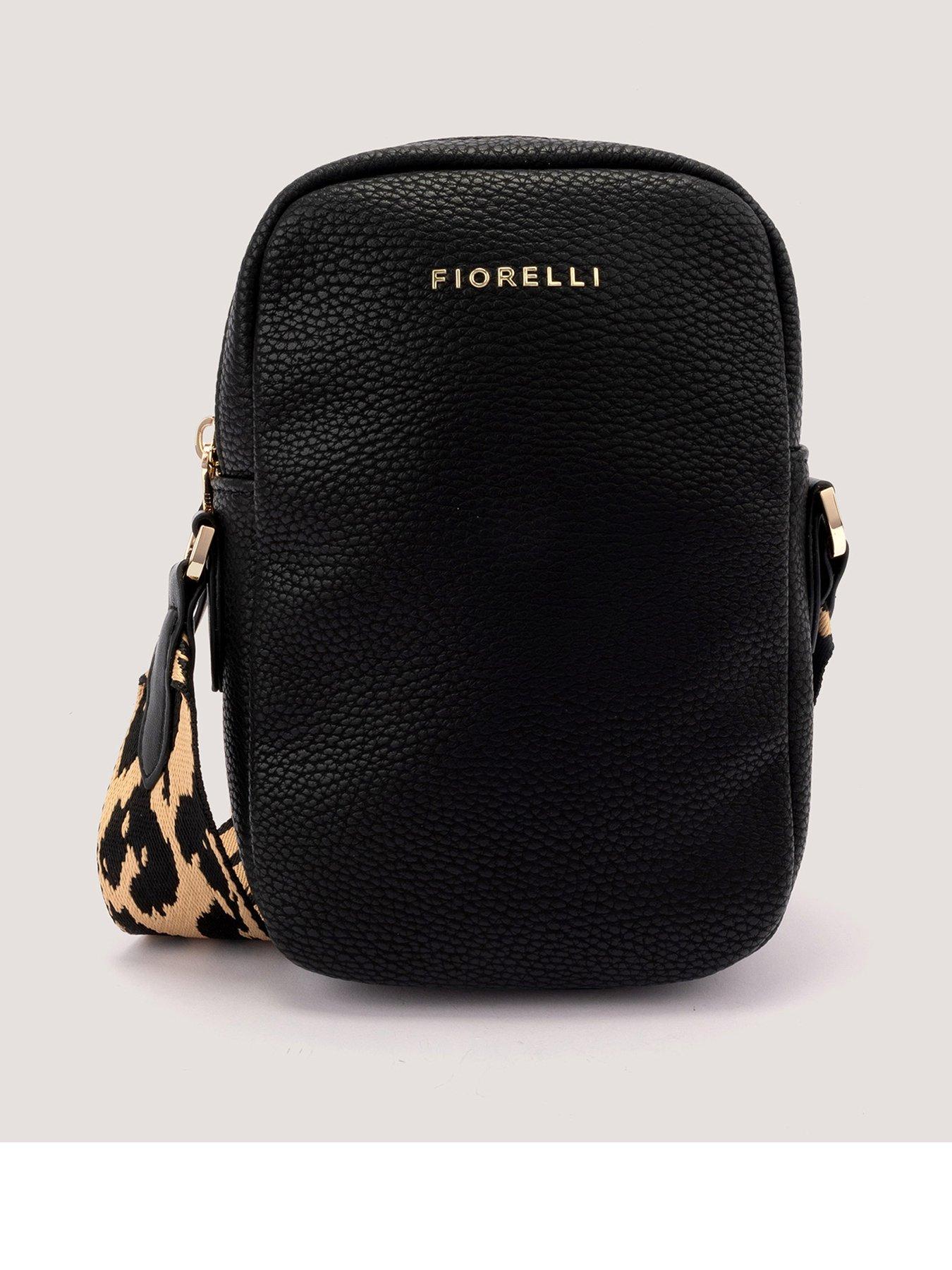 fiorelli-effie-phone-bag-blackfront