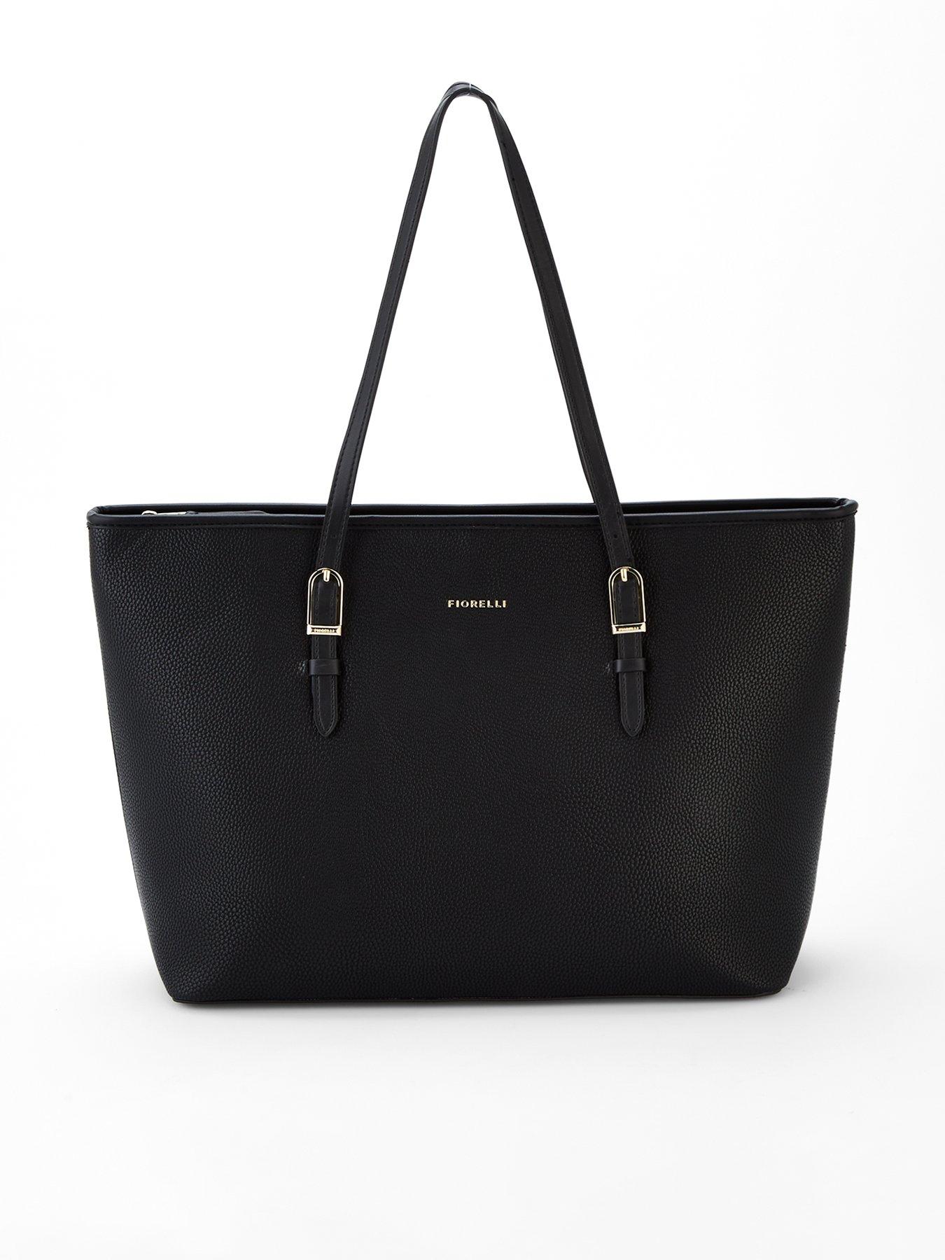 fiorelli-etta-buckle-tote-black