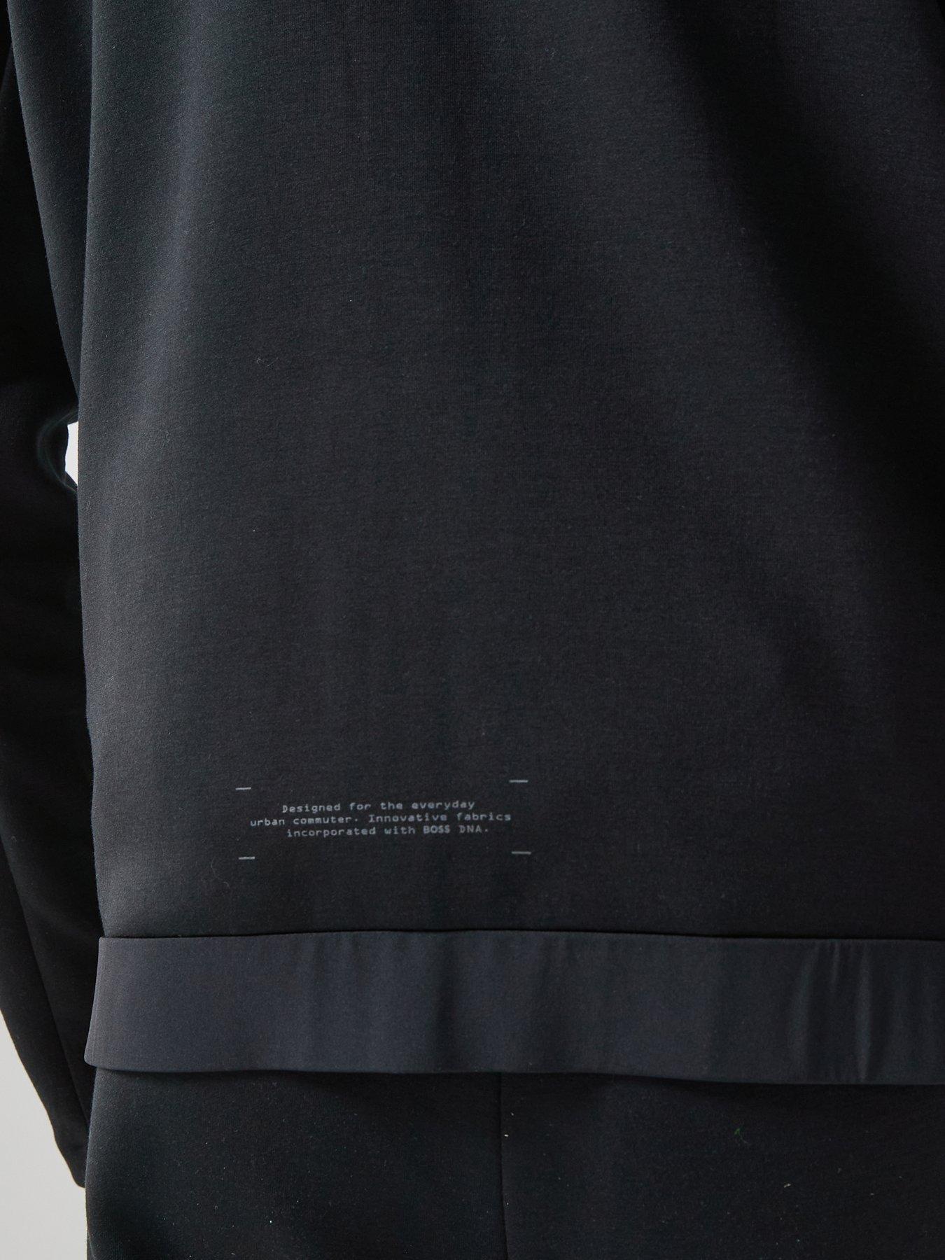 Image 4 of 5 of BOSS Boss Tour Hd Scuba Tech Full Zip Hoodie - Black