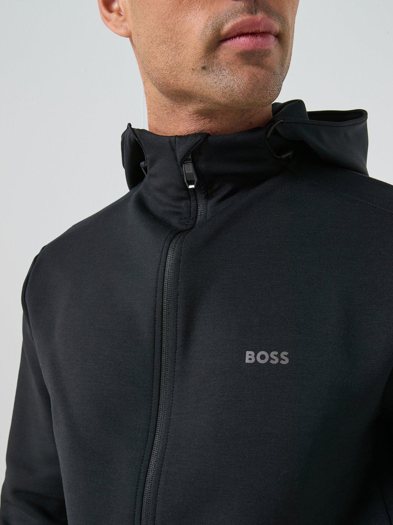 Image 5 of 5 of BOSS Boss Tour Hd Scuba Tech Full Zip Hoodie - Black