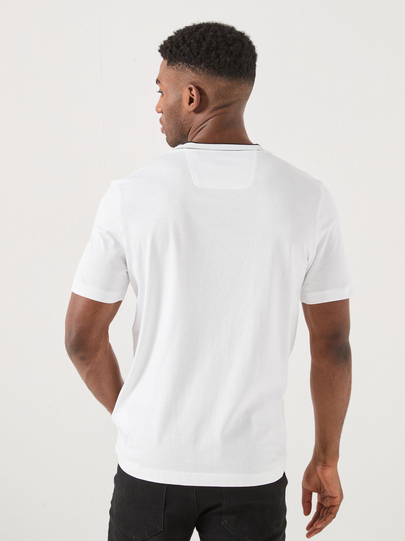 boss-tipped-collar-t-shirt-whitestillFront