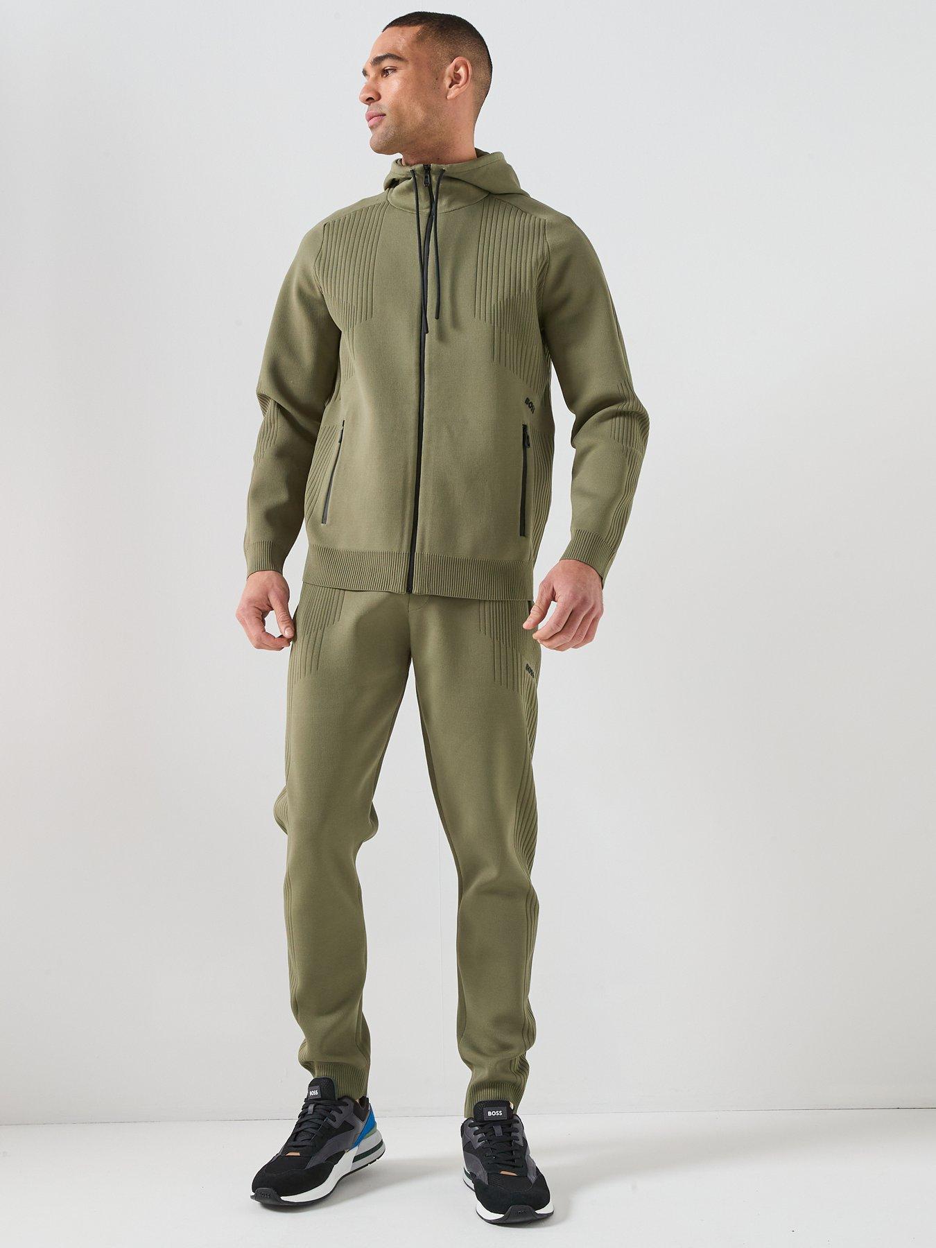 Image 5 of 5 of BOSS Knitted Joggers - Green