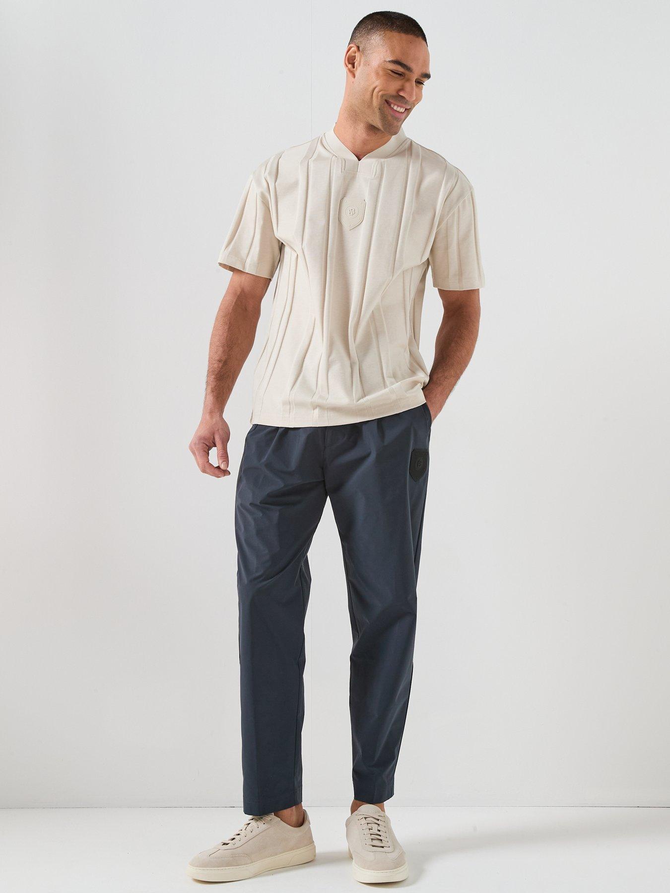 Image 3 of 6 of BOSS Boss Bb Dlux Grx Retro Port T-shirt - Beige