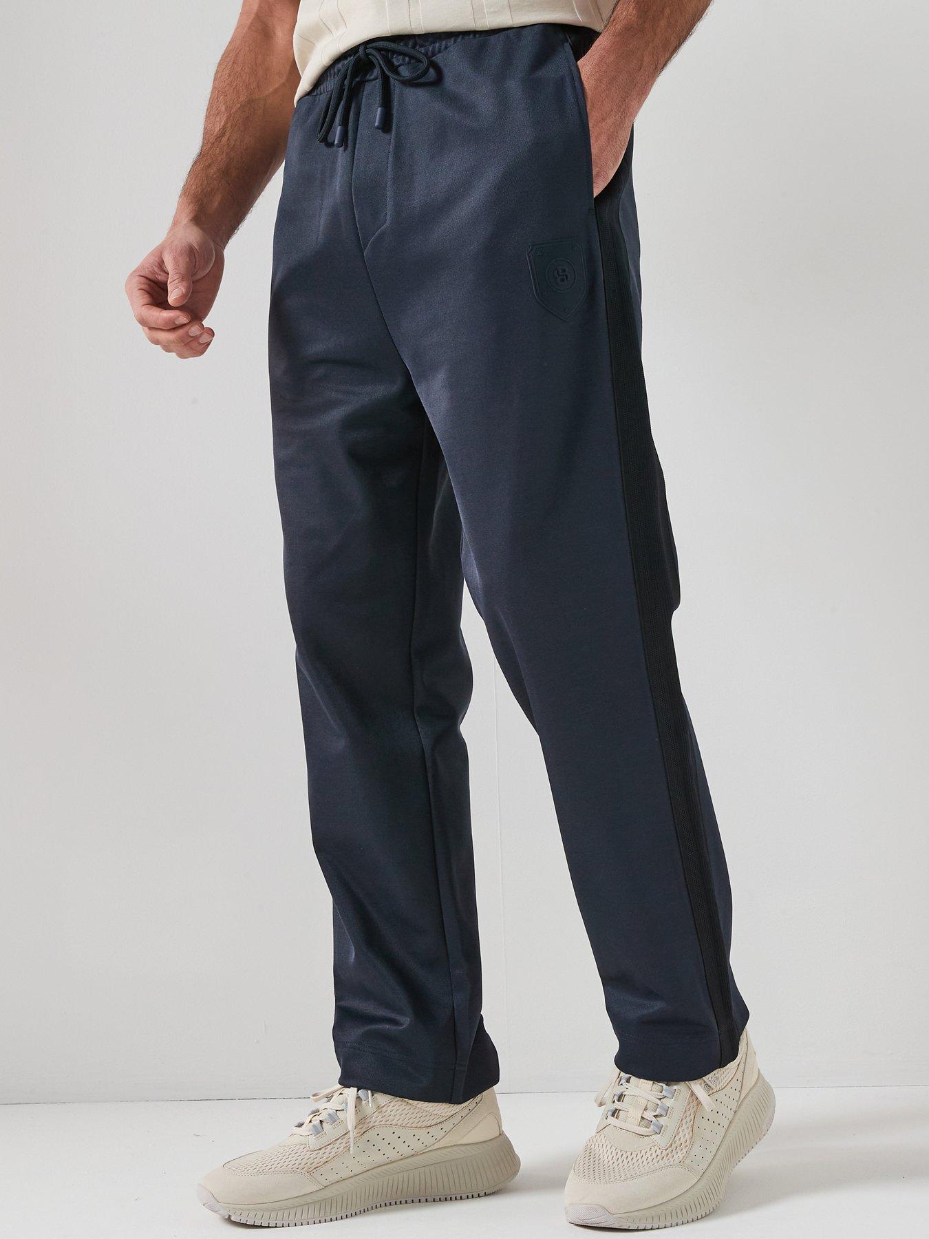 Image 1 of 5 of BOSS Boss Blokecore Lux Hurley Trousers - Navy