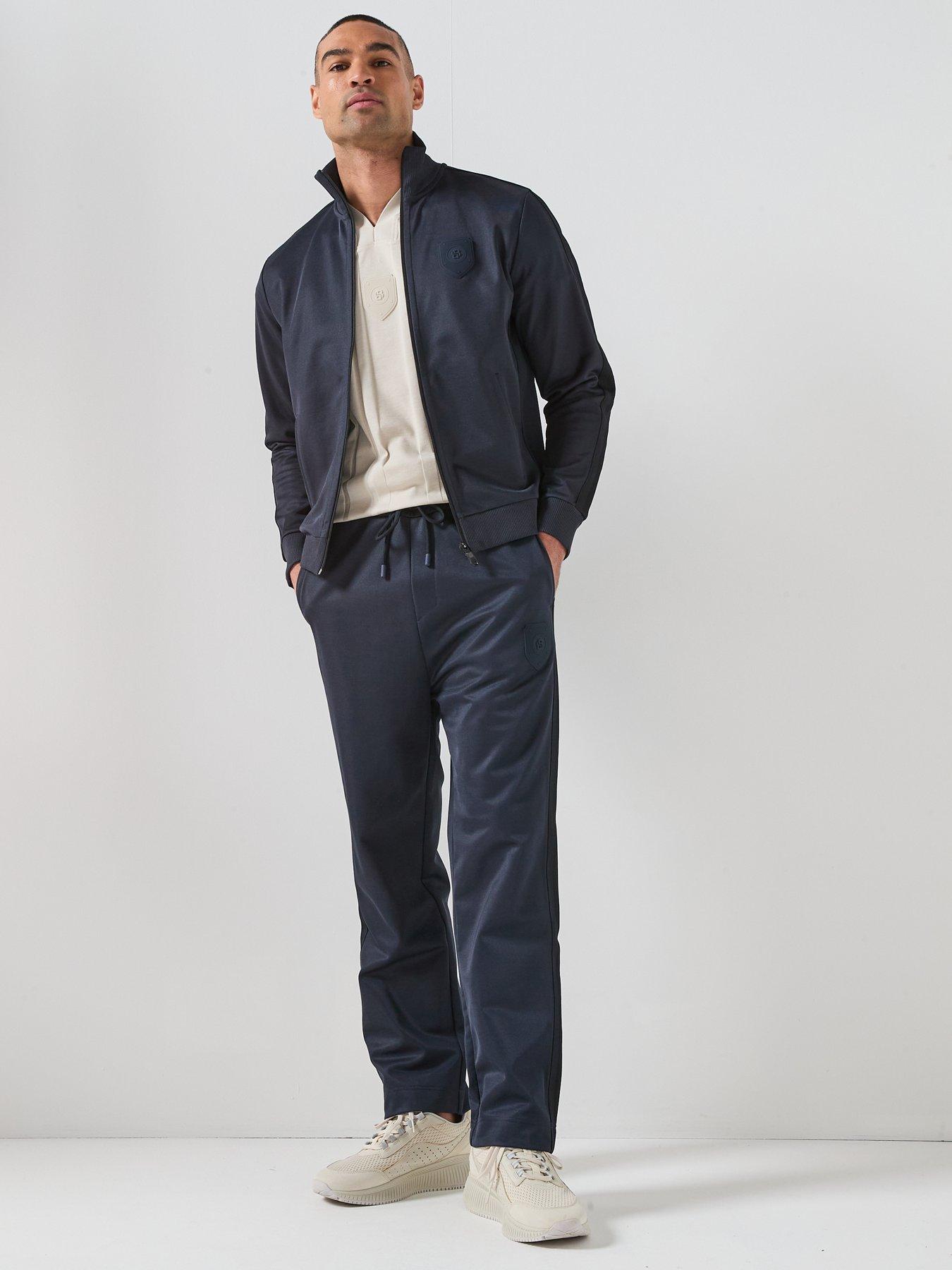 Image 3 of 5 of BOSS Boss Blokecore Lux Hurley Trousers - Navy