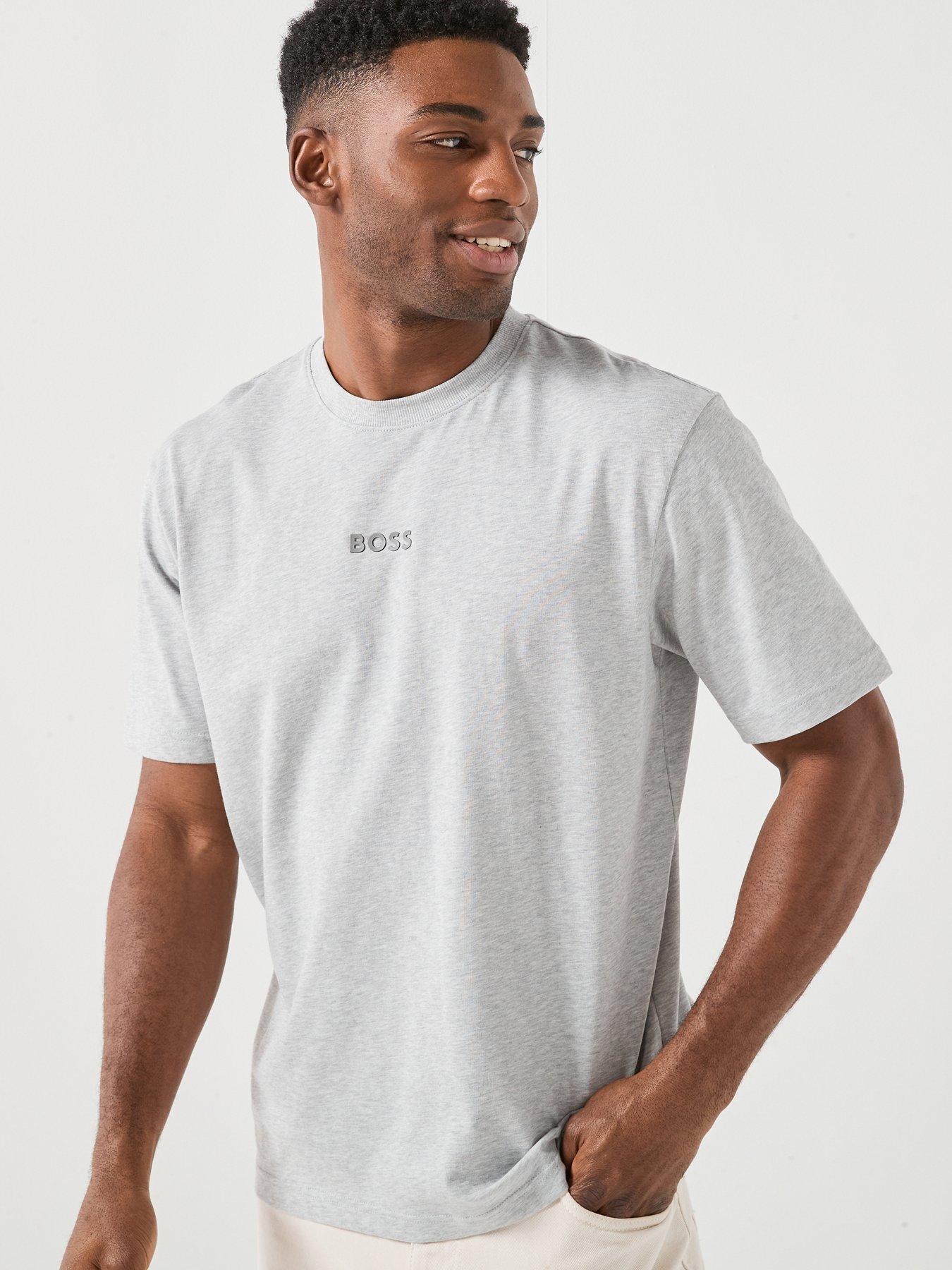 boss-centre-tonal-logo-t-shirt-grey