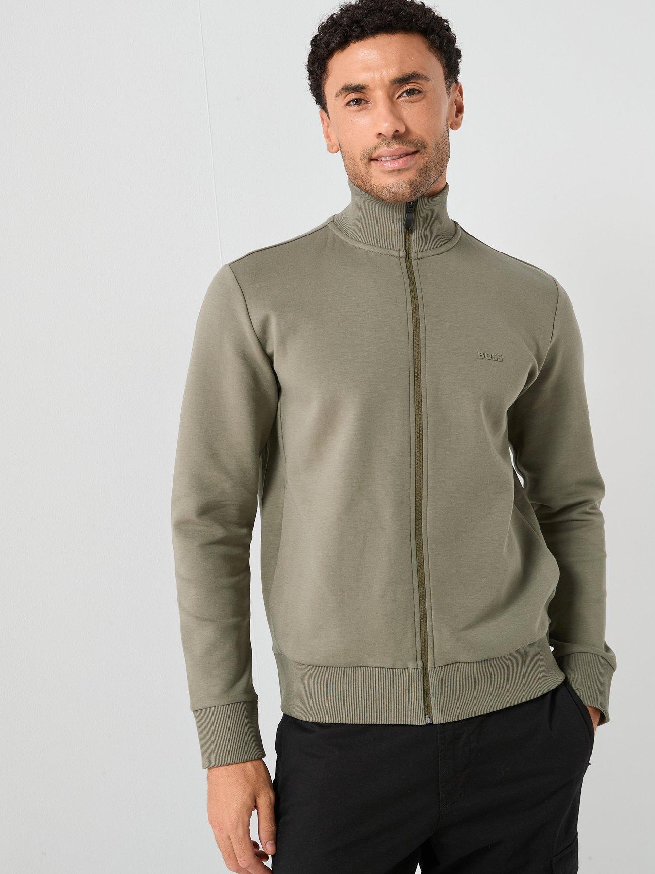 BOSS Skaz Full Zip Sweat Jacket - Green