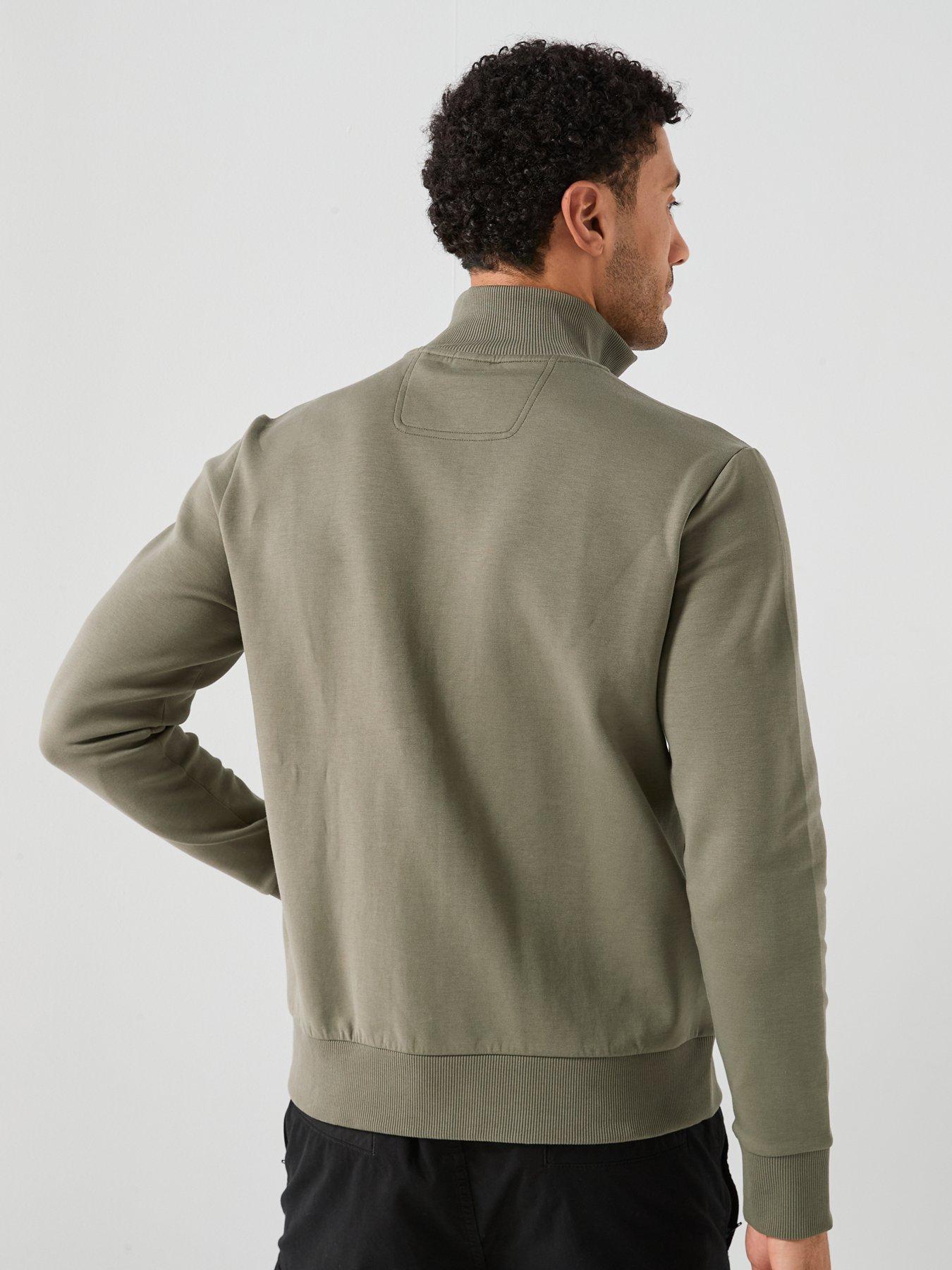 boss-skaz-full-zip-sweat-jacket-greenstillFront