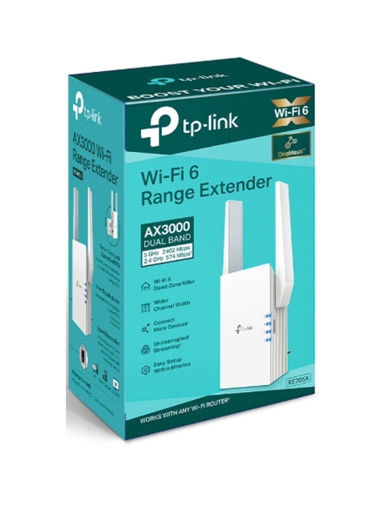 Image 3 of 6 of TP Link TP-Link RE705X AX3000 EasyMesh Wi-Fi 6 Booster, Gigabit Ethernet Port, Range Extender